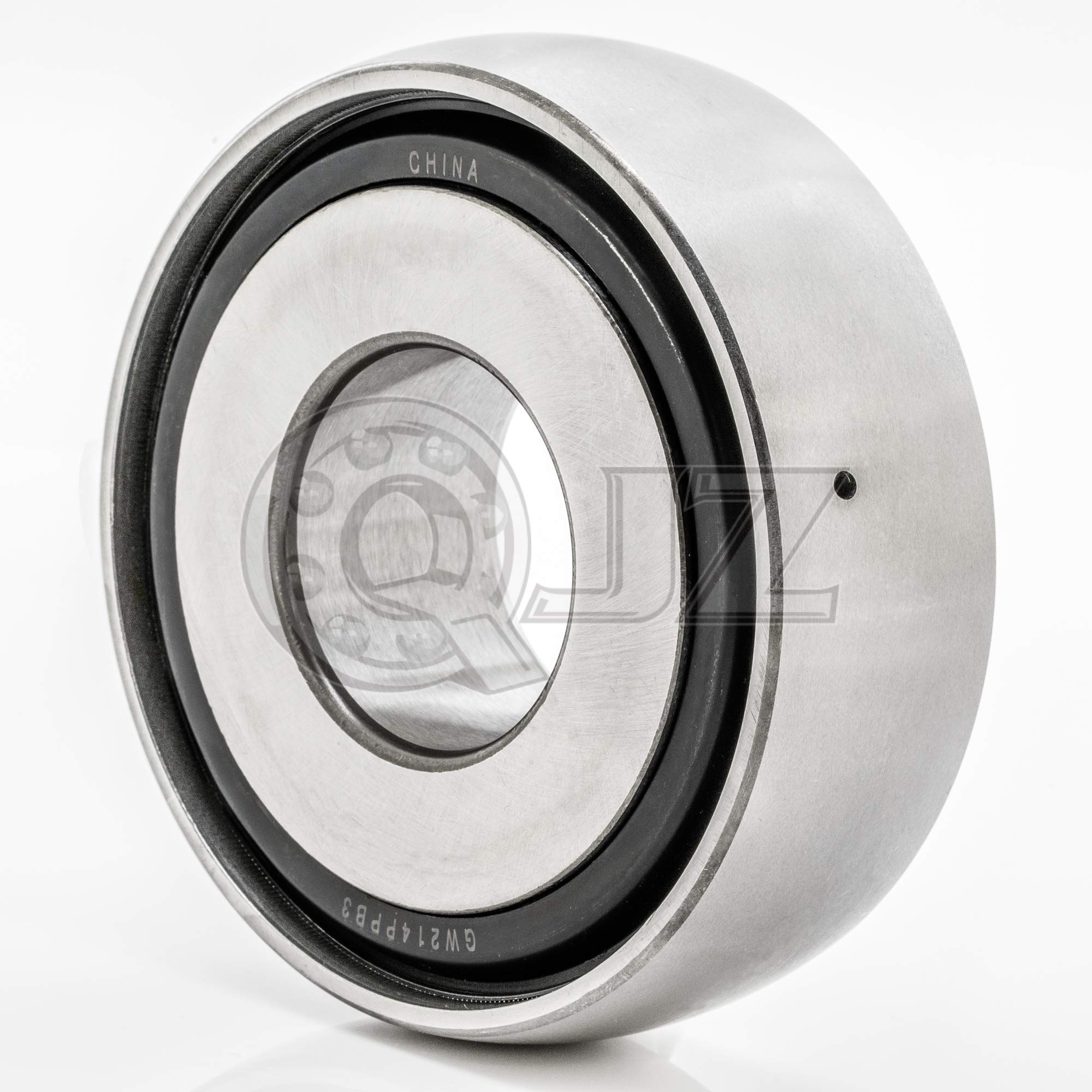 [2-Pack] GW214PPB3 Heavy Duty Disc Harrow Bearing - 1.9380'' Round Bore, Greasable Oil Hole for Agricultural & Farm Equipment (Cross-Reference: DS214TTR3) - Perfect for Tractor Implements, Plows & Soil Cultivation