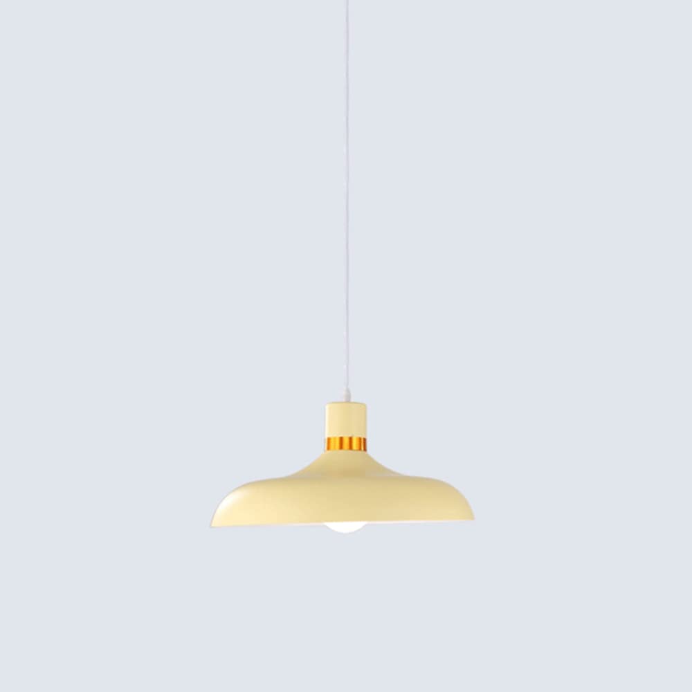 Nordic Industrial Style Metal Pendant Light - Creative E27 Hanging Lamp for Living Room & Bedroom - Vintage Decorative Lighting Fixture for Home, Cafe, and Office Decor