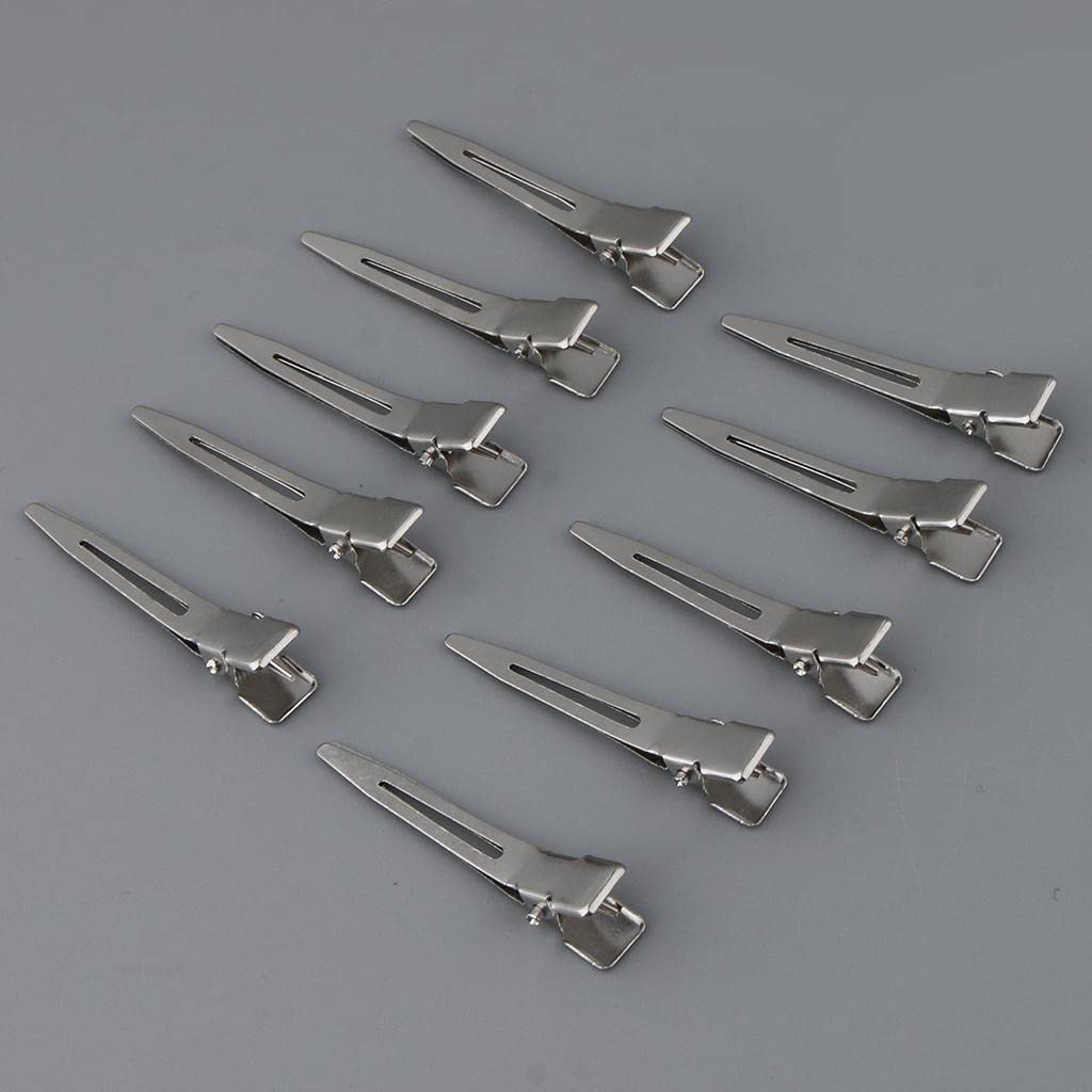 LOSA 100pcs Alligator Hair Clips - Metal Duck Bill Sectioning Clips for Styling