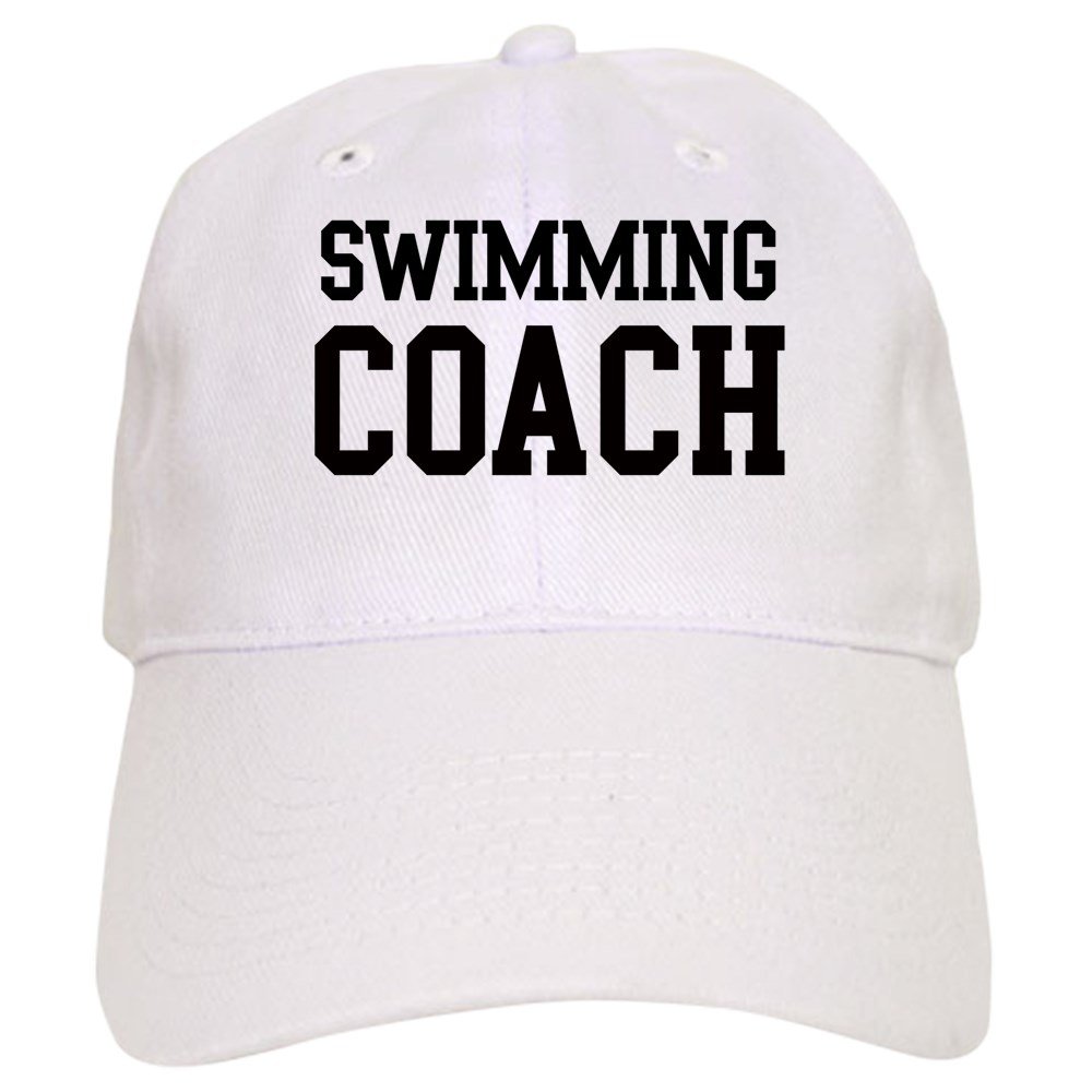 Swimming Coach Cap - Adjustable Baseball Hat for Pool & Training