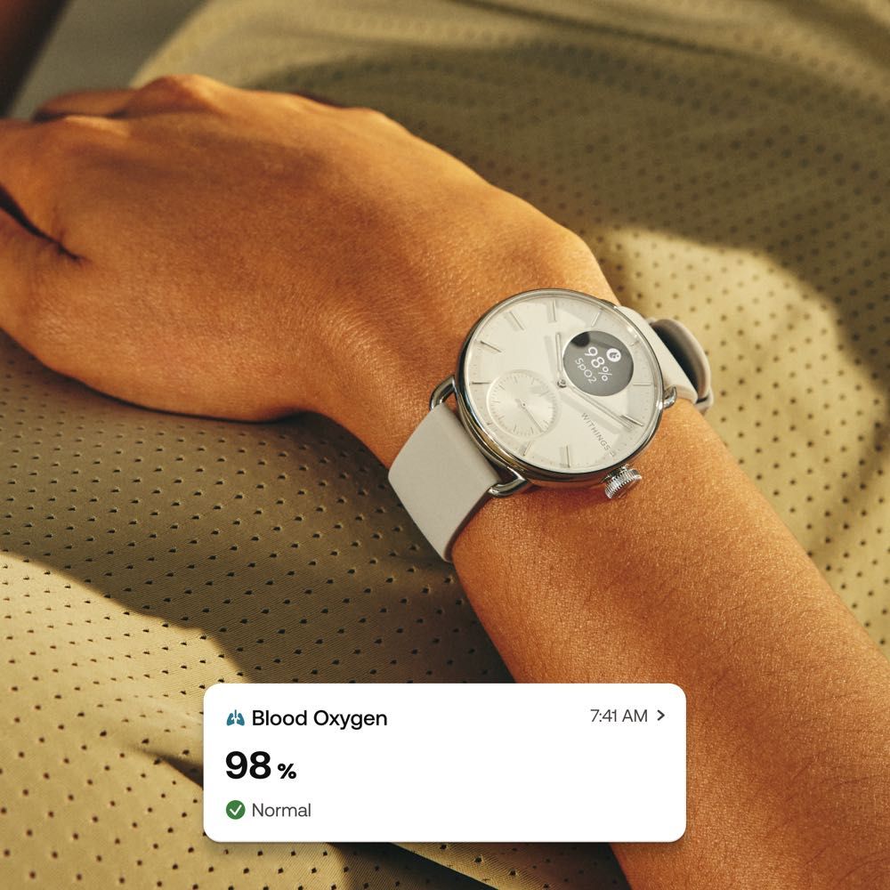 Withings ScanWatch 2 (38mm) - Premium Hybrid Smartwatch with ECG, SpO2 & Sleep Tracking - Perfect for Fitness Enthusiasts & Health Monitoring