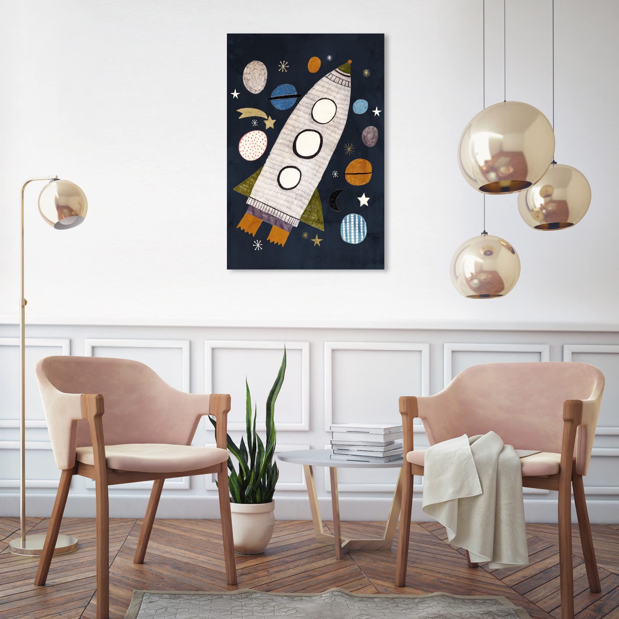 Premium Astronomy & Space Wall Art Canvas Prints - 'Into The Cosmos' Planets & Galaxy Decor - Perfect for Living Room, Bedroom & Office Decor