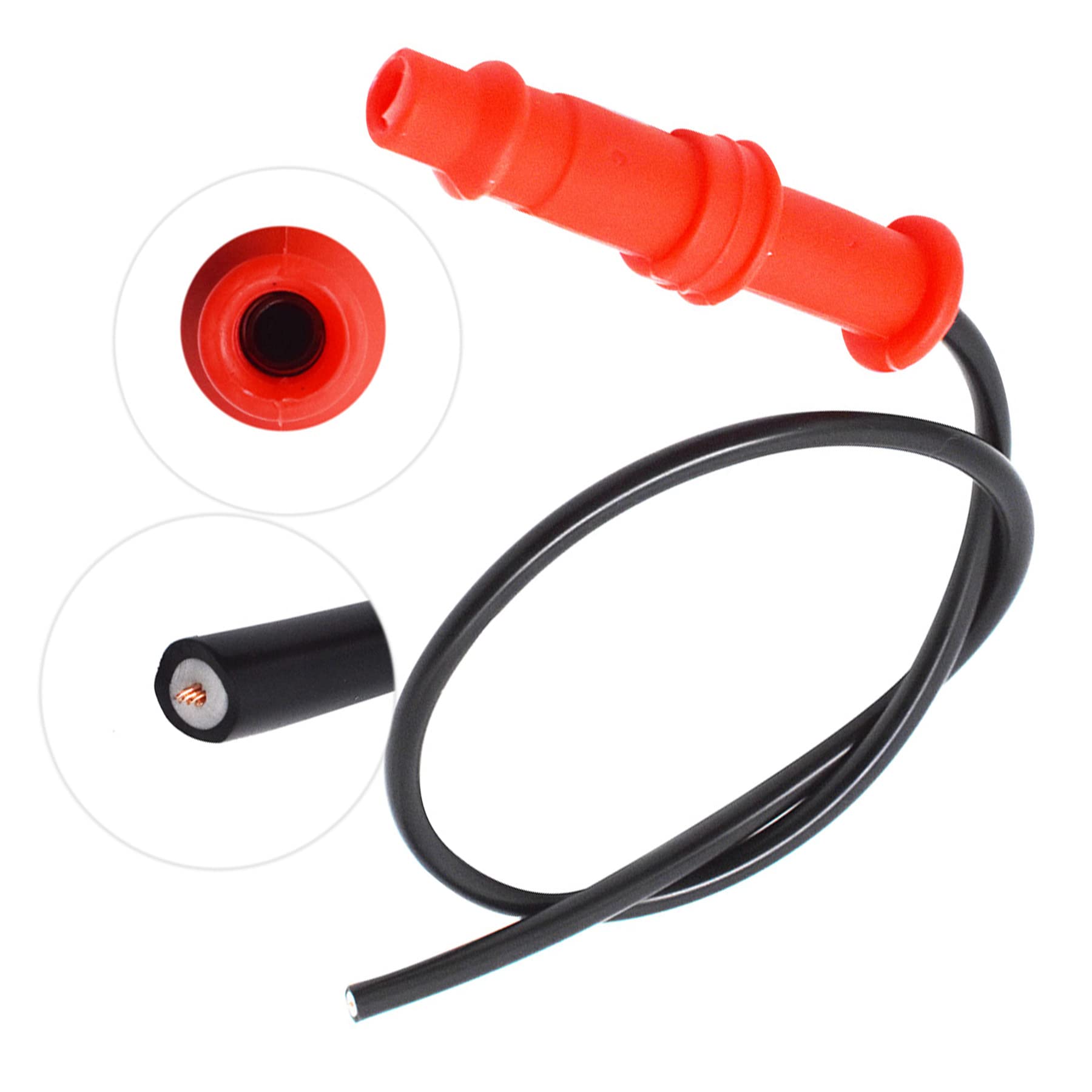 Polaris Scrambler 500 Spark Plug Wire & Cap Replacement (1997-2011) - Compatible with 3084980-32-A - High Performance Ignition Parts for Off-Road ATV & Dirt Bike Adventures