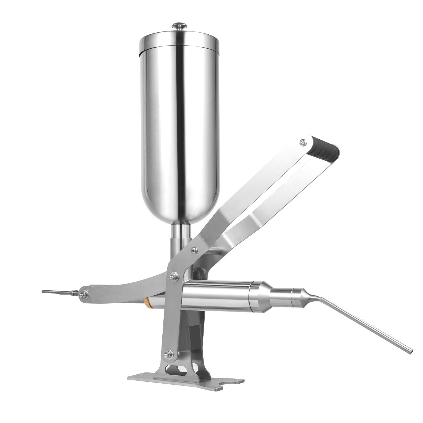 Commercial Stainless Steel Manual Donut Filling Machine - 5.3Qt Hand-operated Churro & Jelly Doughnut Filler for Bakeries, Restaurants & Snack Bars - Perfect for Pastry Shops, Cafés and Dessert Businesses
