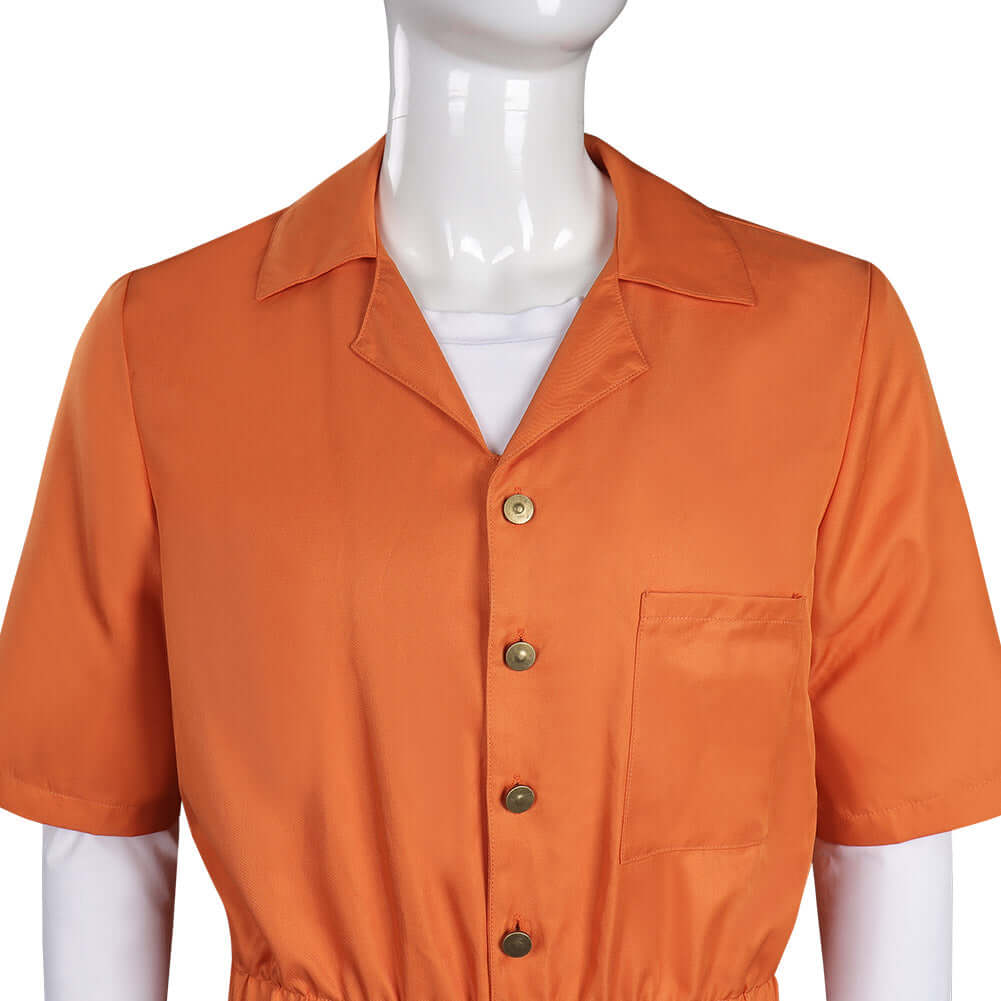 Adult Unisex Dr. Michael Jumpsuit Halloween Cosplay Costume - Orange Carnival Outfit for Cosplay, Halloween Parties & Comic Conventions