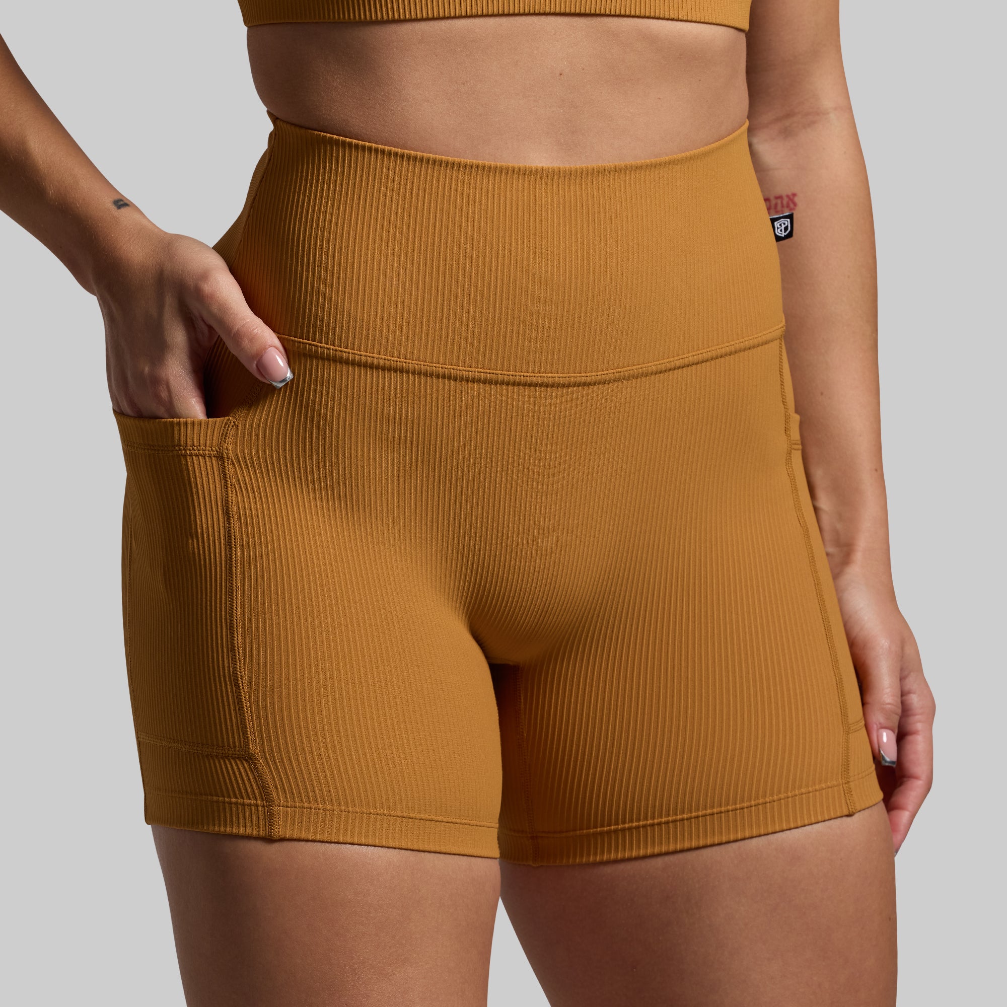 All or Nothing Short Set (Biscuit) - Women's Casual Lounge & Sleepwear Set - Perfect for Home Relaxation, Yoga, and Summer Outfits
