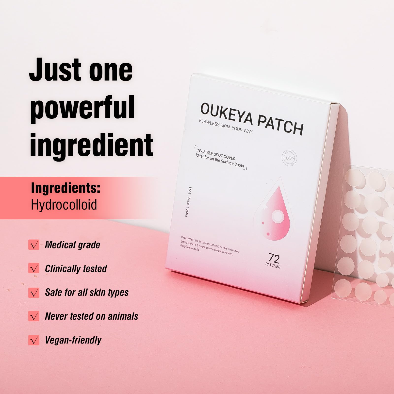Hydrocolloid Acne Pimple Patches for Face - 36 Spot Treatment Stickers for Zits, Blemishes & Breakouts | Emergency Acne Cover for Overnight Healing & Daytime Wear | Perfect for Teens, Adults & Sensitive Skin Care Routine
