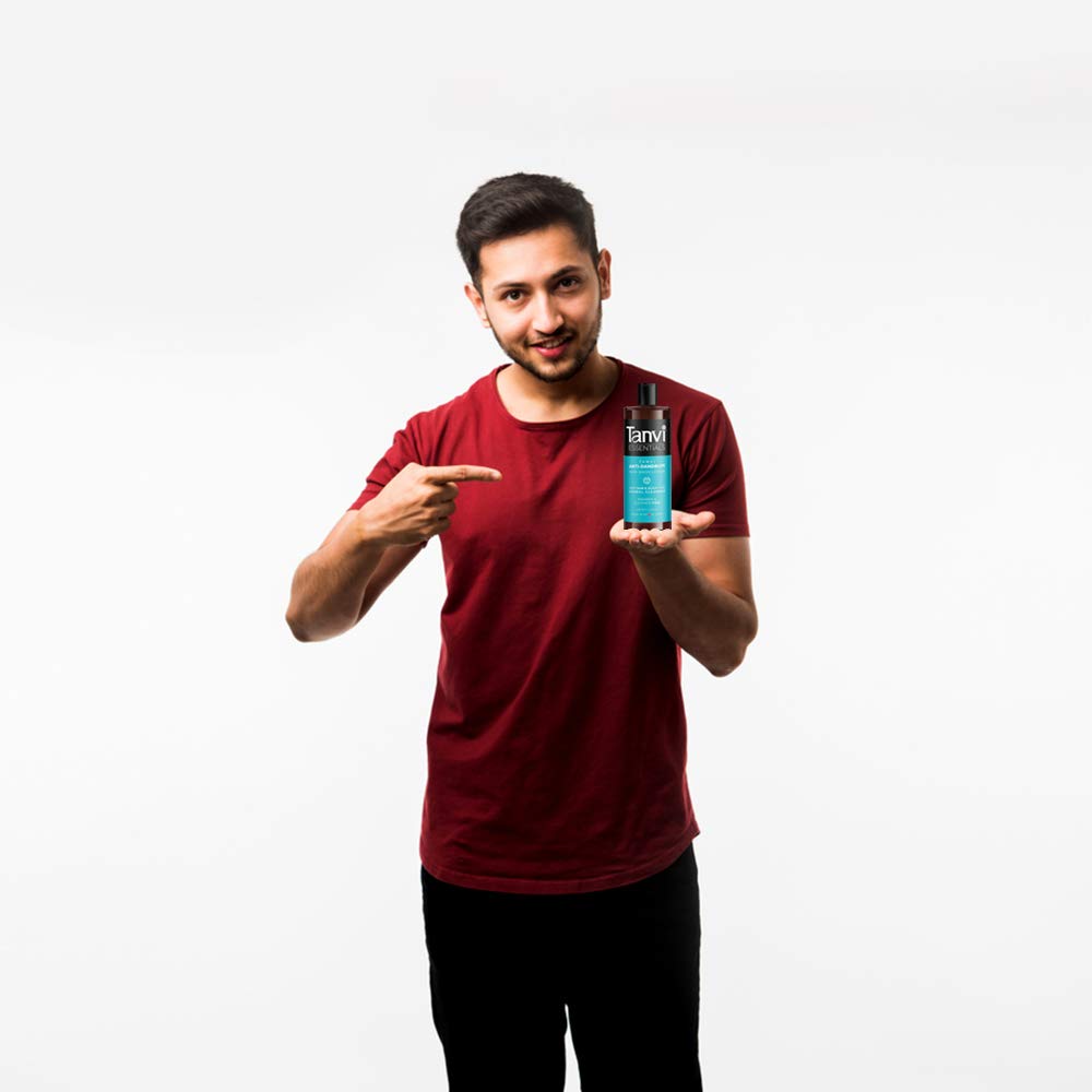 Tanvi Essentials Unisex Anti Dandruff Shampoo - Sulfate & Paraben Free Hair Cleanser for Dry Scalp & Itchy Scalp (100ml) - Gentle Daily Use for Men & Women, Perfect for Sensitive Scalp & Dandruff Control