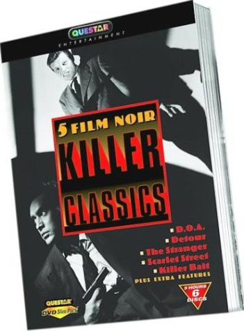 5 Film Noir Killer Classics DVD Collection - Classic Crime Thriller Movies [IMPORT] - Perfect for Movie Nights and Film Noir Enthusiasts