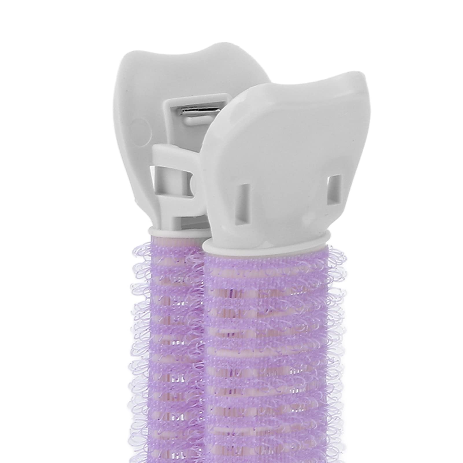 Professional ABS Volumizing Hair Root Clip Rollers - 2pcs Hair Volumizer Roller Clips for Women & Girls - Salon Quality Hair Styling Tools for Home & Travel - Perfect for Updos, Curls & Volume Boost (Purple)