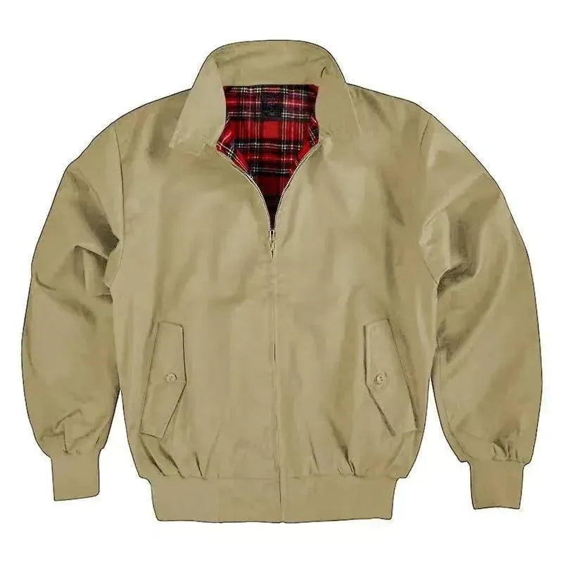 Premium Men's Harrington Jacket - Classic Lightweight Windbreaker for Casual & Smart Outfits | Perfect for Spring, Fall & Travel