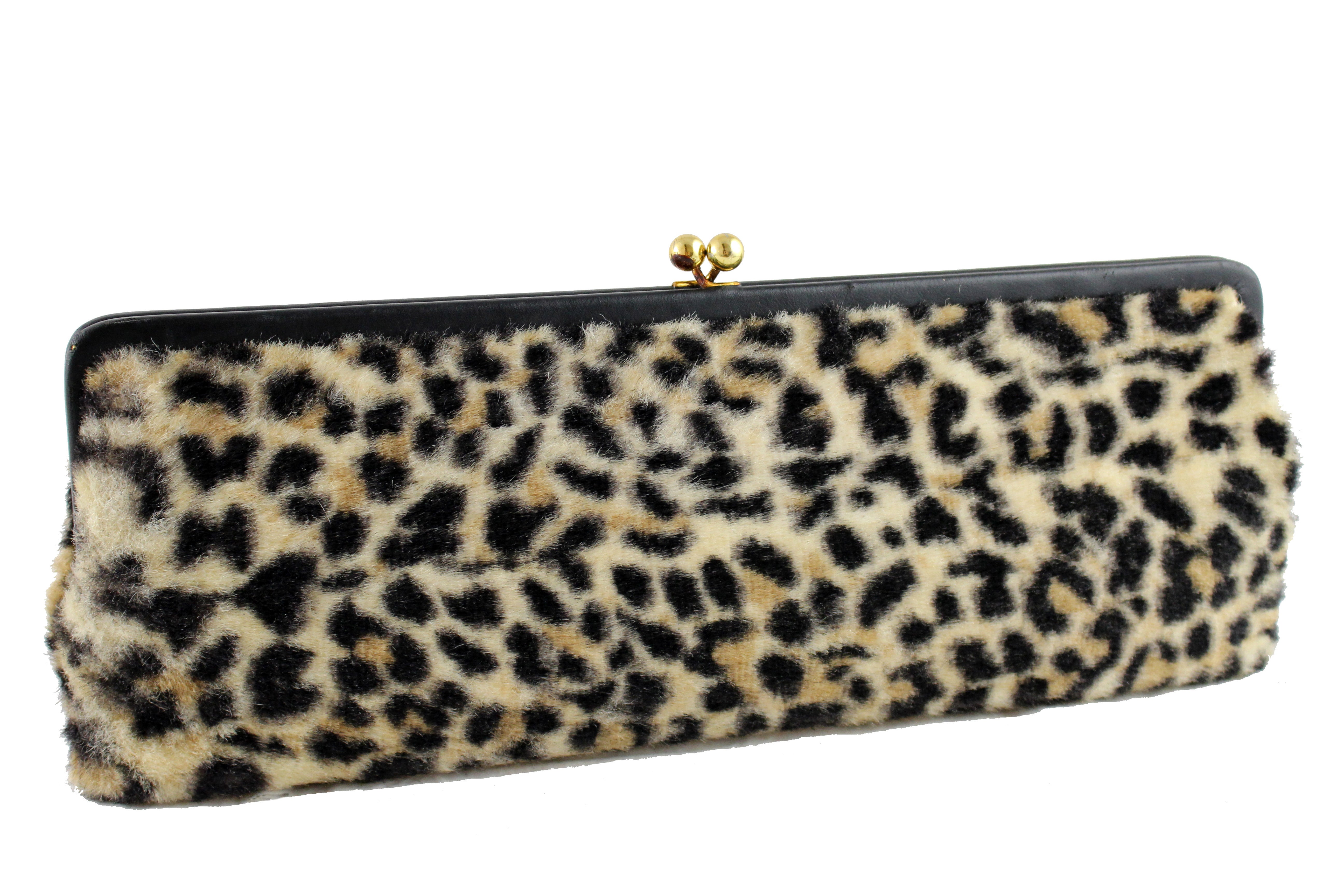INGBER Elongated Clutch Purse - Leopard Print Crossbody Bag for Women | Fashionable Evening Clutch for Parties, Weddings & Night Out