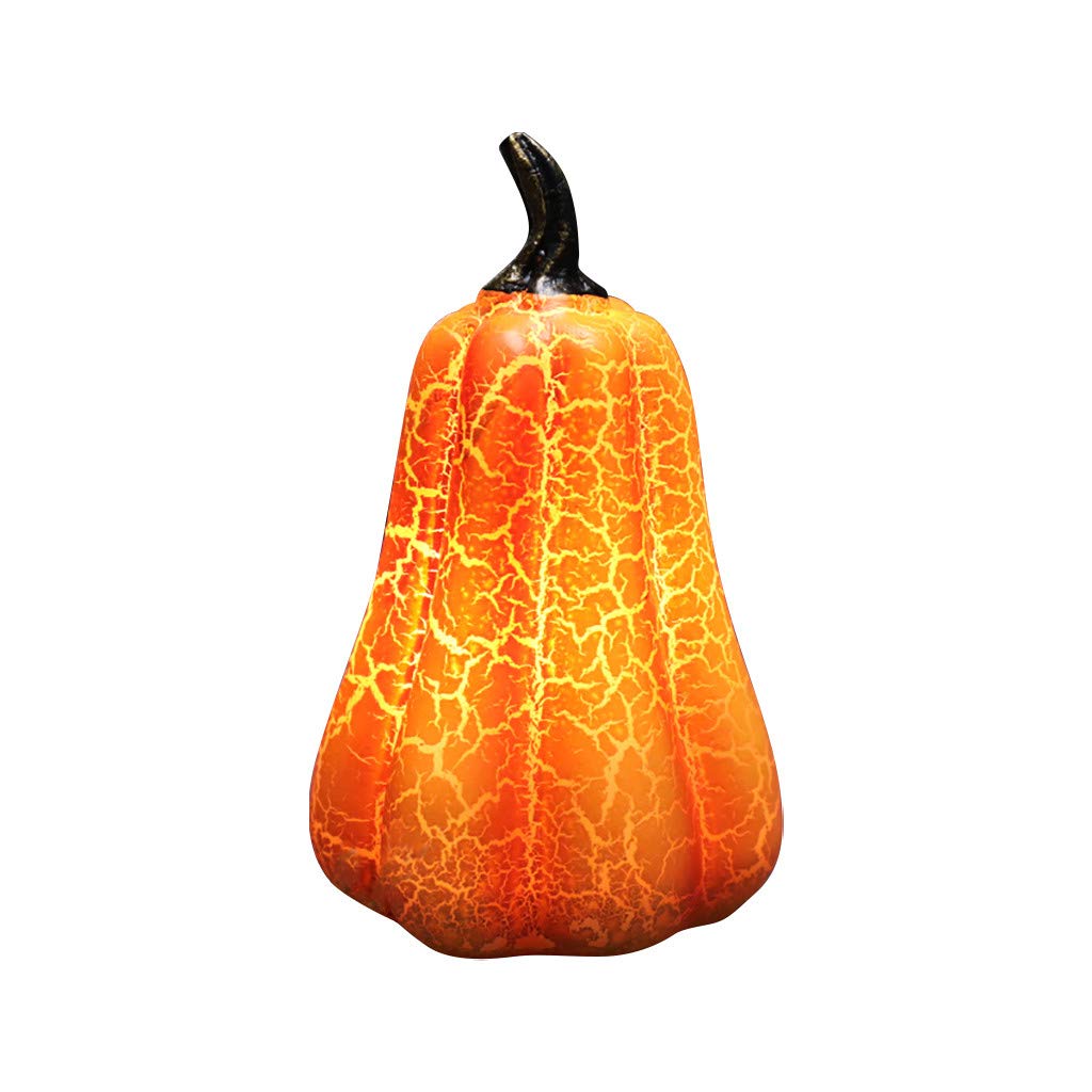 LED Pumpkin Light Lamp - Halloween Party Decorations for Door, Room & Home - Spooky LED Lantern for Trick or Treat, Haunted House & Fall Festival Decor