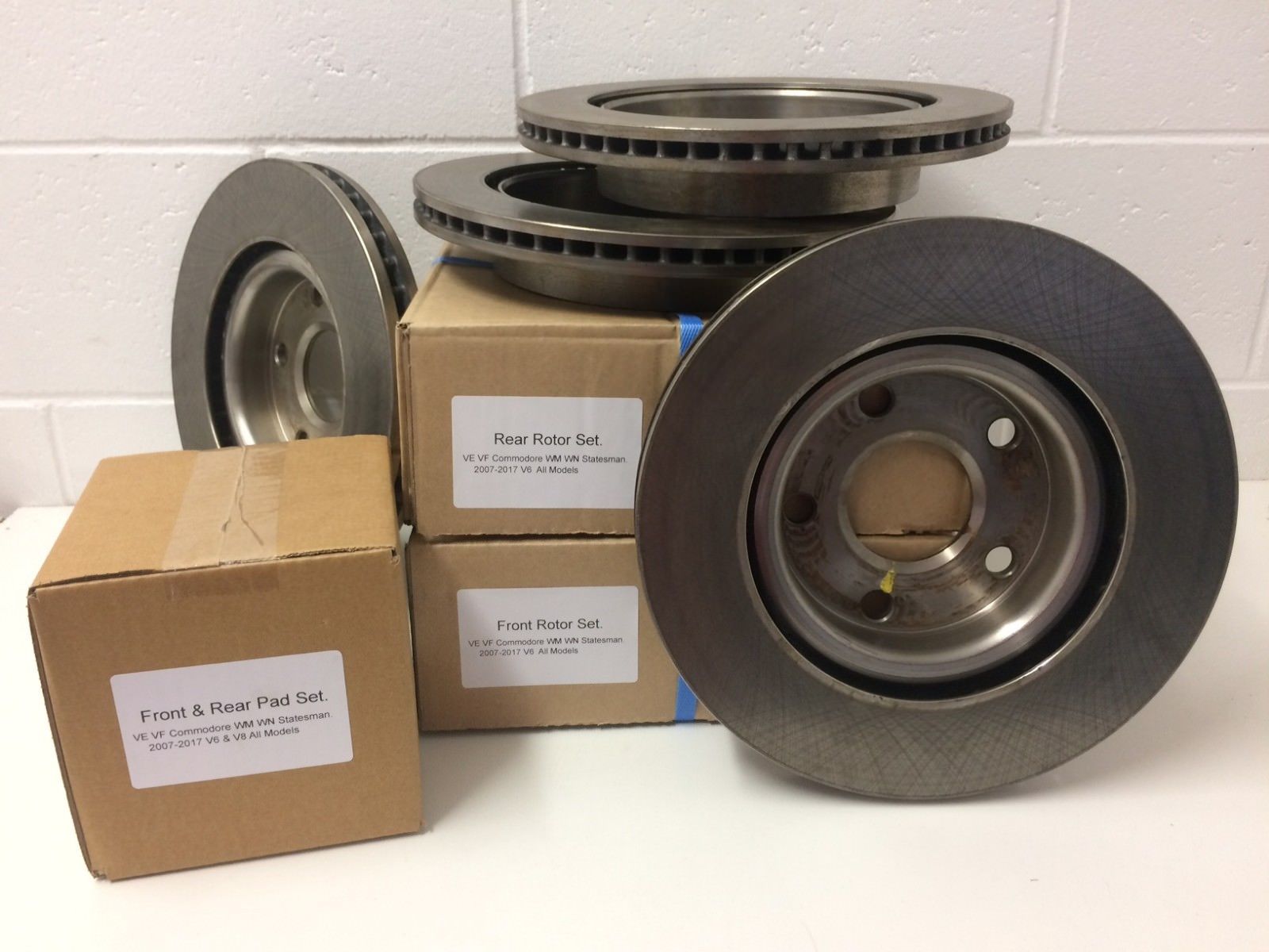 Genuine VE Commodore V6 Complete Brake Kit - Calipers, Rotors & Pads | Front & Rear Brake System Replacement | Perfect for Daily Driving & Performance Upgrades