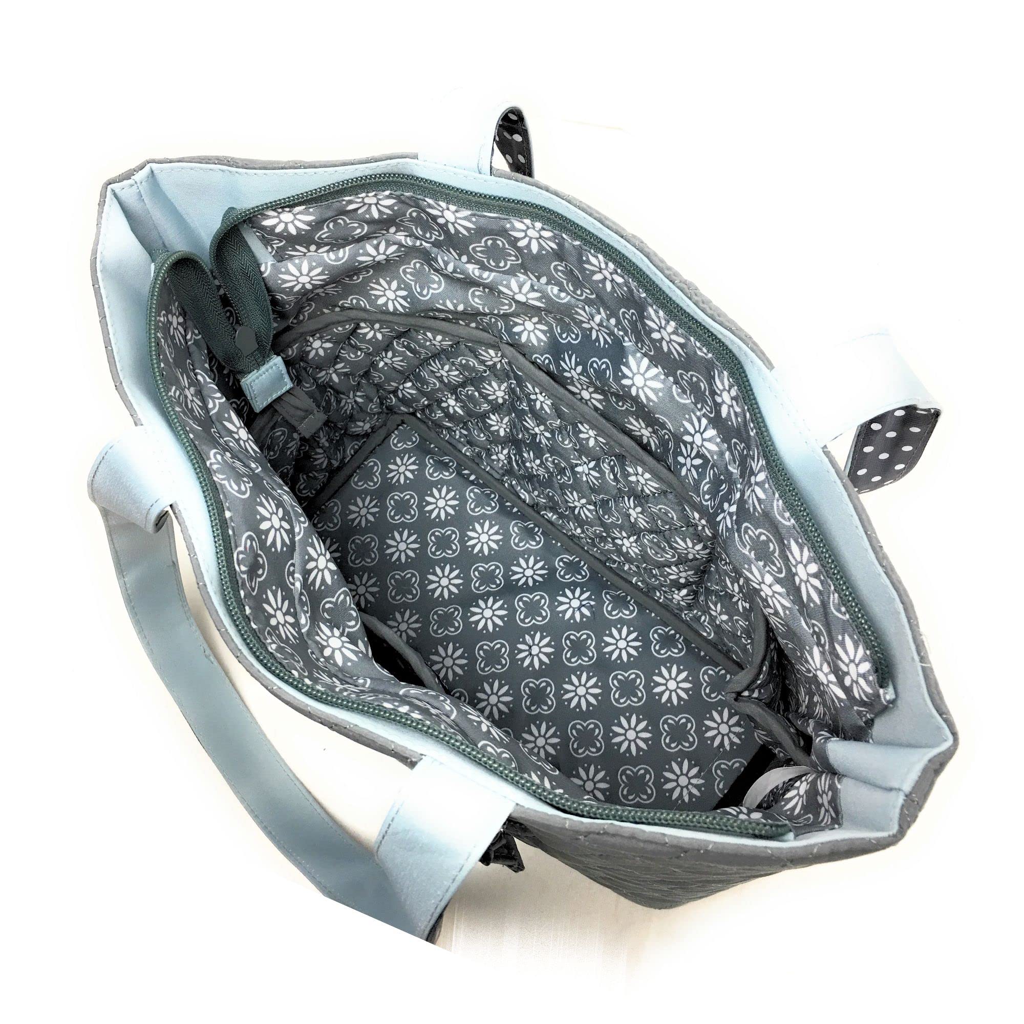 Quilted Shoulder Tote Bag for Women - Stylish Handbag with Padded Straps - Perfect for Work, Travel & Shopping