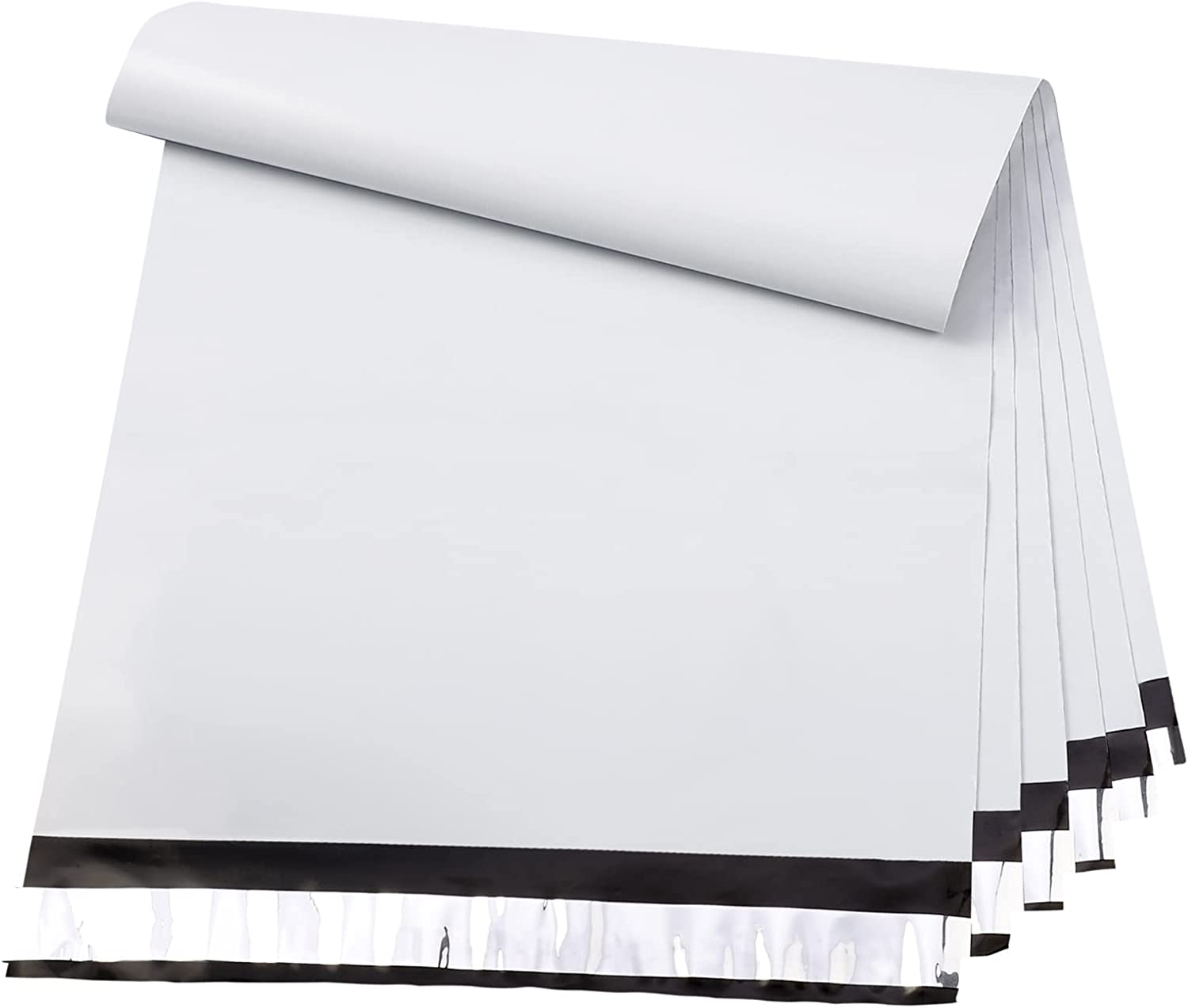 19x24 Inch White Poly Mailer Envelope Shipping Bags - Waterproof & Tear Resistant Mailing Bags for Ecommerce, Clothing, Books & Small Packages (Pack of 50) - Perfect for Online Sellers, Small Businesses & Home Shipping