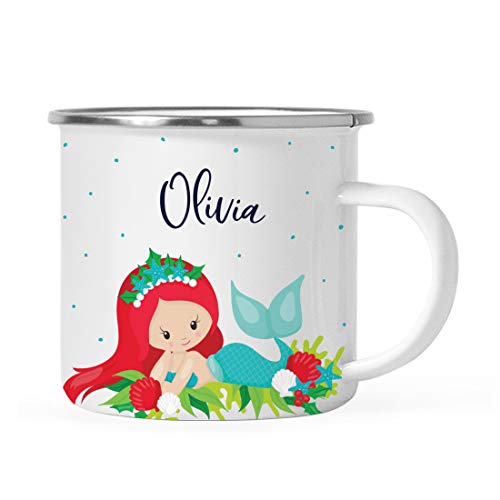 Red Aqua Holiday Mermaid