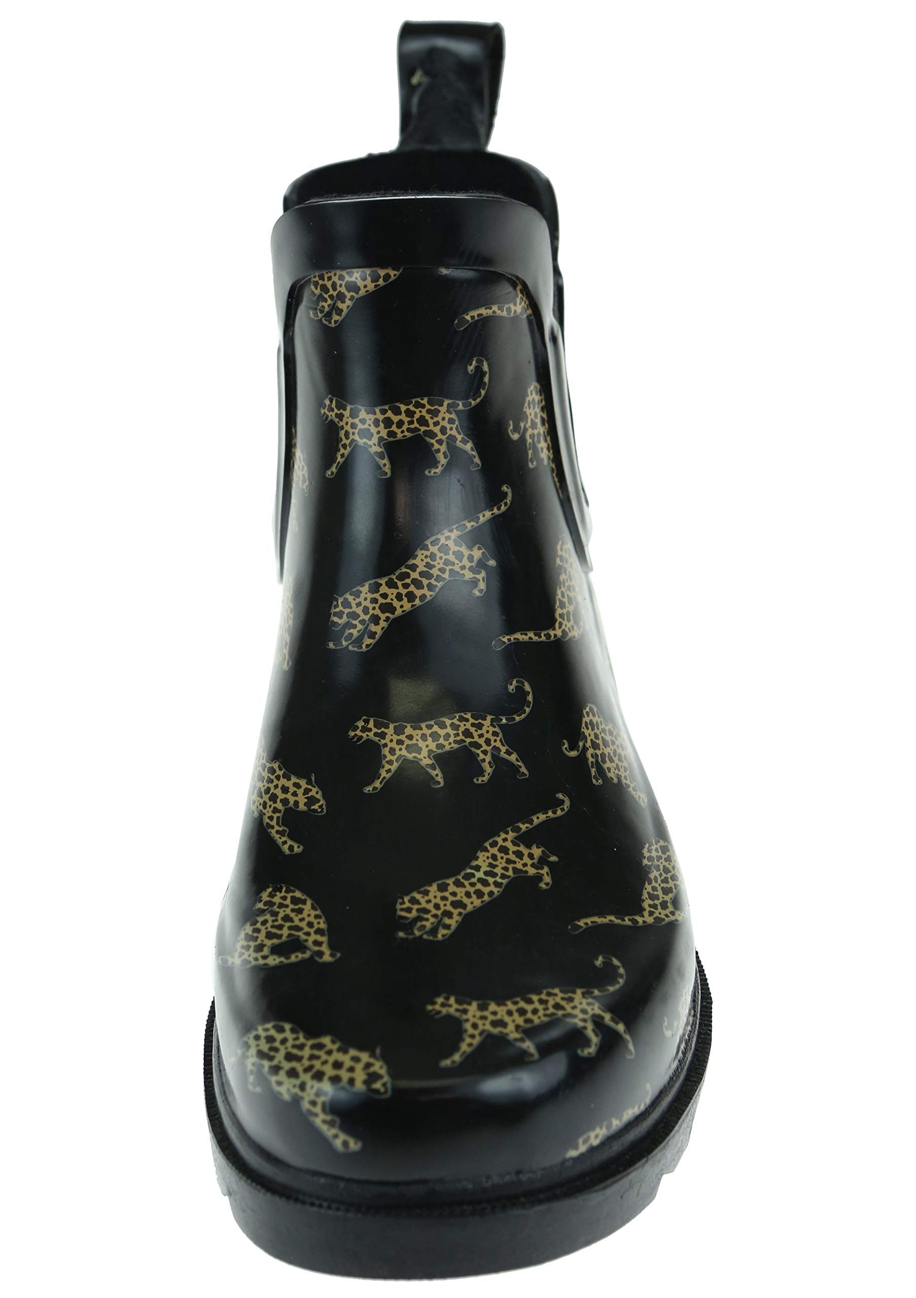 Capelli New York Women's Waterproof Rubber Rain Boots for Ladies - Stylish & Comfortable for Outdoor, Gardening, and Rainy Day Wear