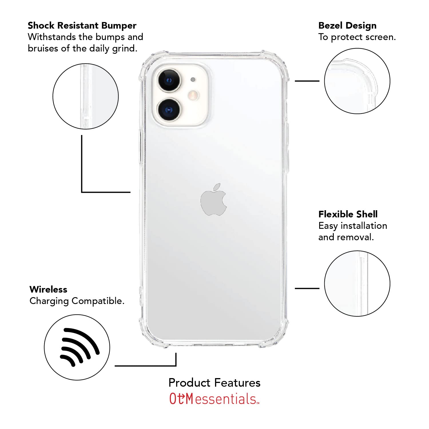 OTM Essentials Brigham Young University Tough Edge Protective Phone Case - Durable Classic Design for BYU Fans | Perfect for School, Travel & Daily Use