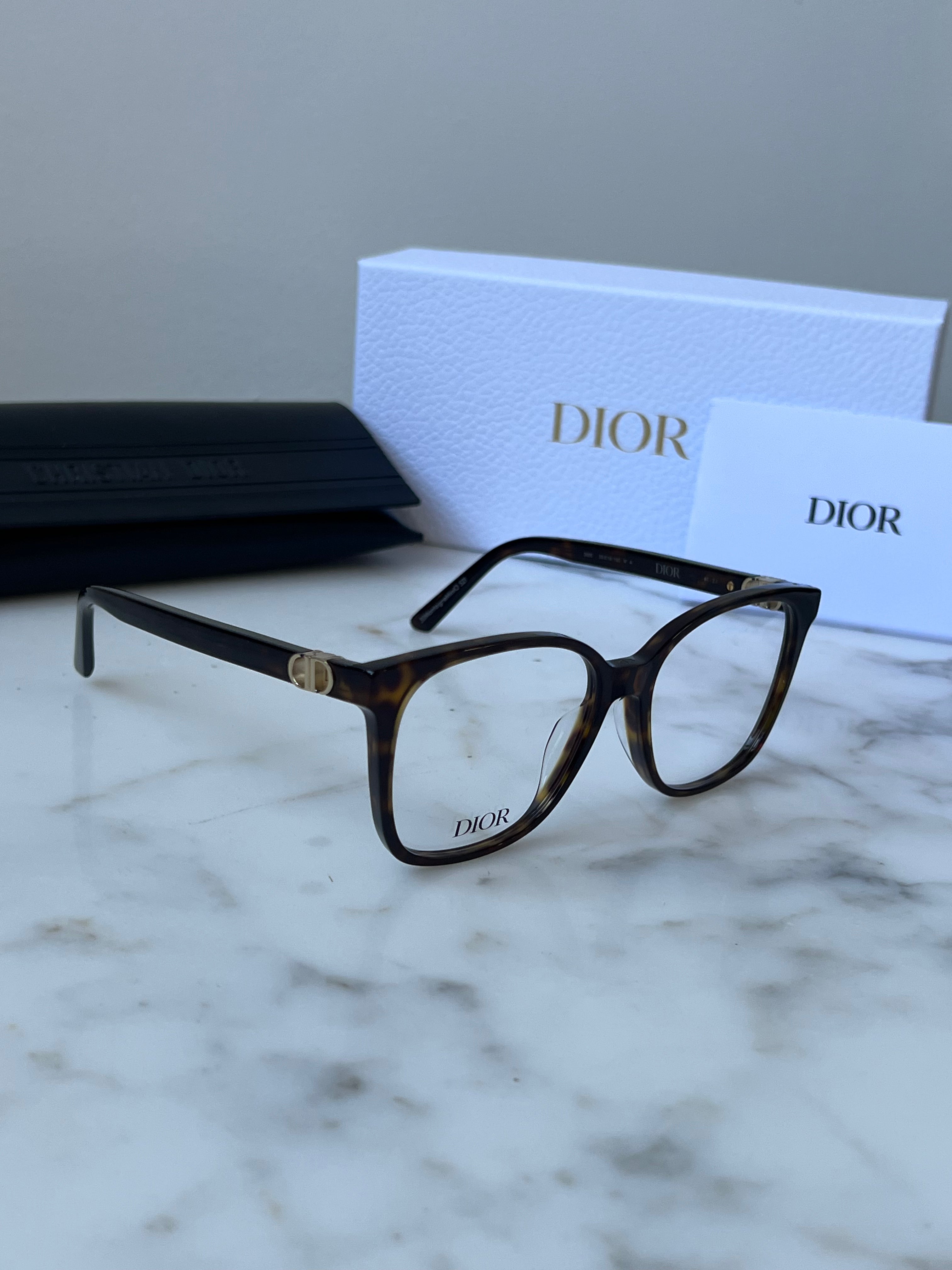 Dior 30 Montaigne Mini O S2I Havana Brown Sunglasses | Luxury Designer Shades for Women | Perfect for Beach, Travel & Fashion Outfits