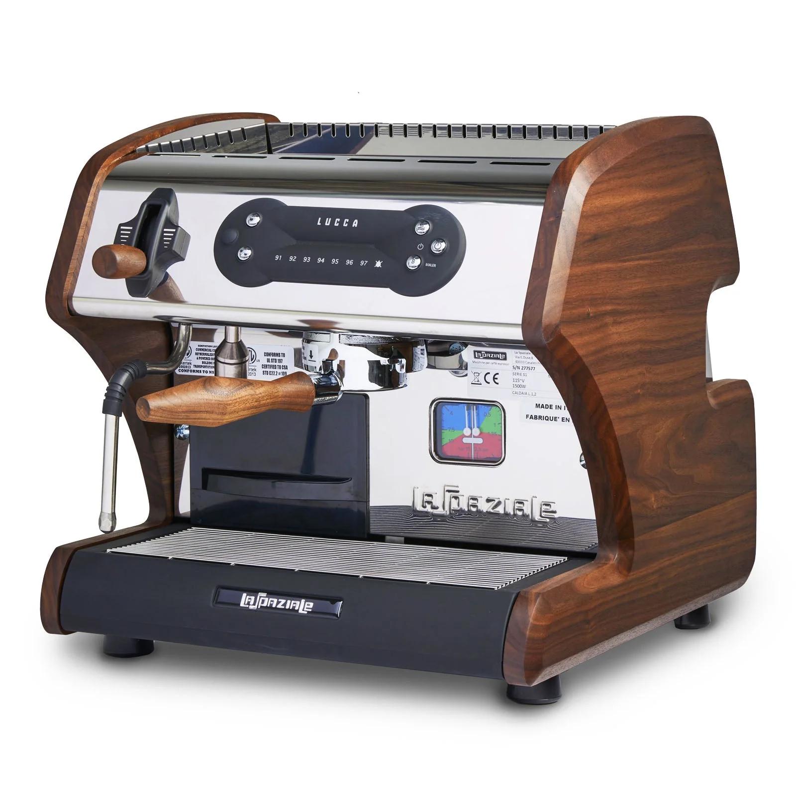 LUCCA A53 Mini V2 Reservoir Espresso Machine - Compact Home Coffee Maker for Espresso Lovers | Perfect for Small Kitchens, Offices & Coffee Shops