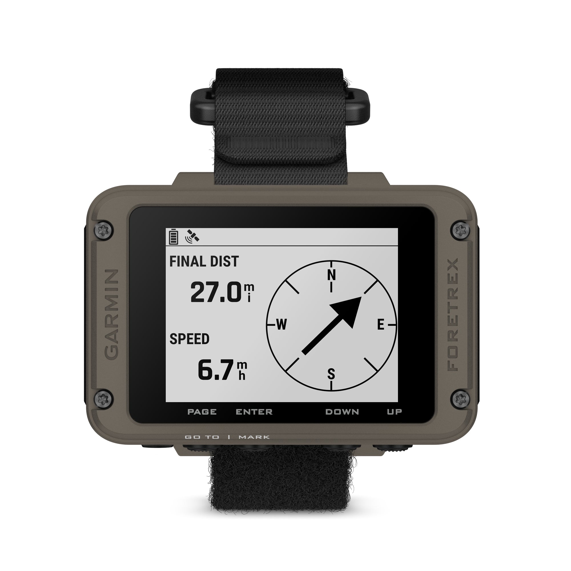Garmin Foretrex 901 Military GPS Navigator - Waterproof Hiking & Tactical Watch with NVG Compatibility for Outdoor Adventures & Night Operations