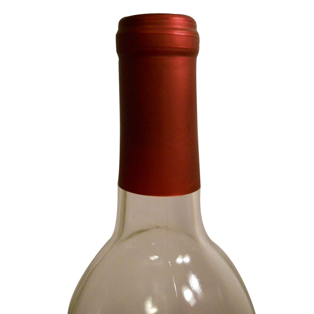 100 Pcs Heat Shrink Wine Bottle Caps - Matte Surface Oriental Red Capsules for Home Brewing & Professional Winemaking | Perfect for DIY Wine Making, Bottle Sealing & Gift Packaging