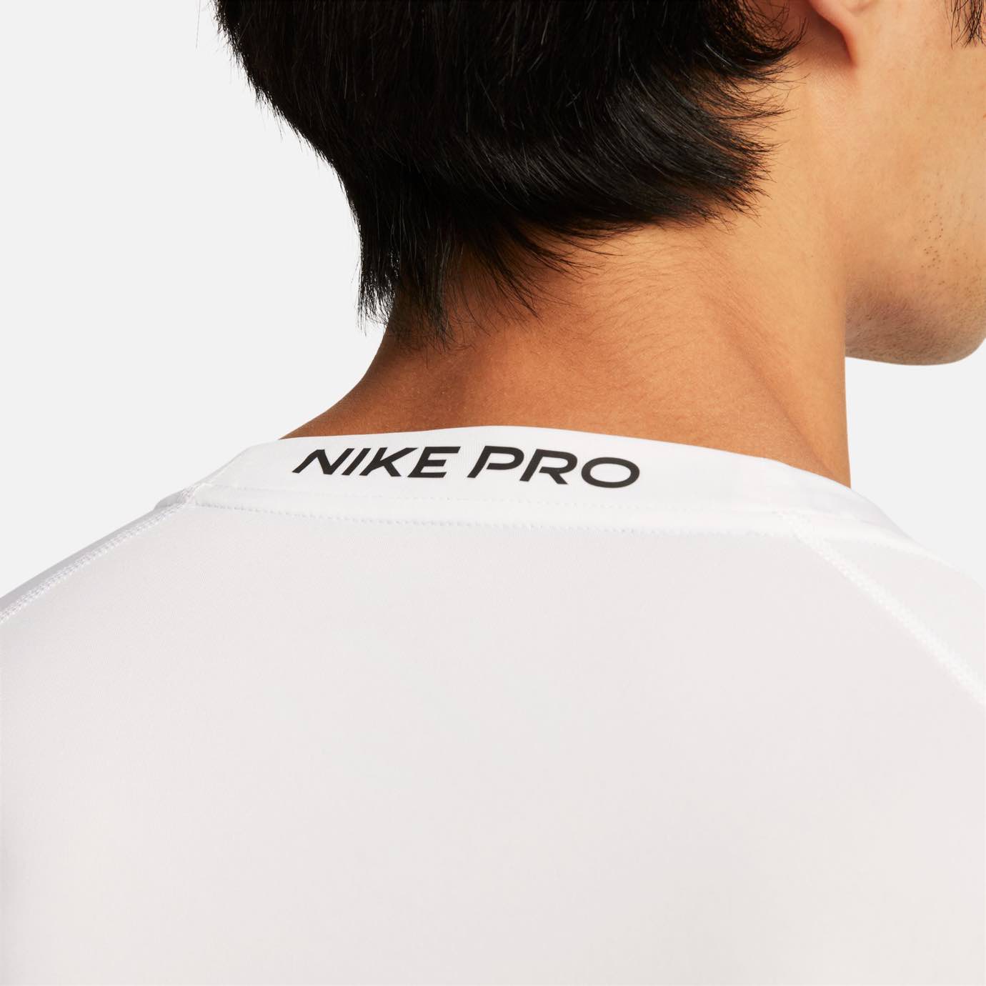 Nike Pro Men's Dri-FIT Tight Short Sleeve Workout Shirt - Moisture Wicking Athletic Top for Gym, Running & Training - Style FB7932