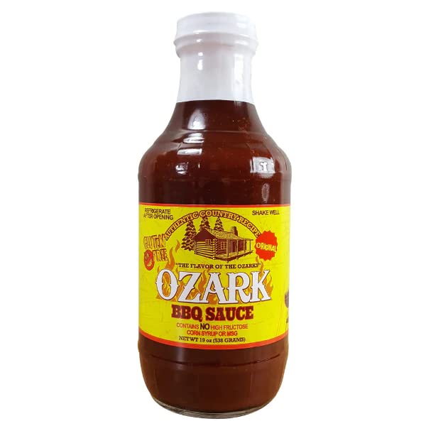 Ozark Original BBQ Sauce - Case of 12 (19 oz Bottles) | Premium Barbecue Sauce for Grilling, Smoking & Marinating | Perfect for Backyard BBQs, Tailgating & Family Cookouts