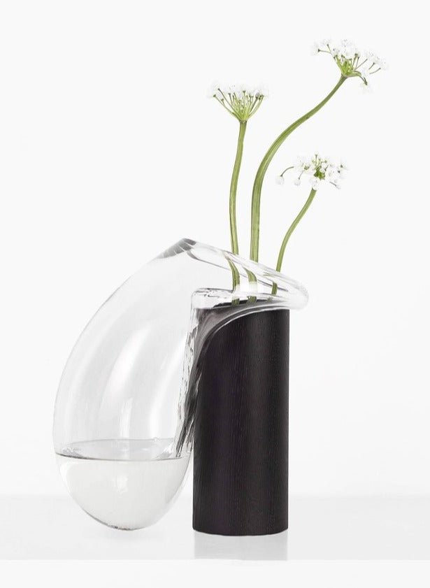 Noom Gutta Boon Vase - Modern Ceramic Home Decor for Living Room, Bedroom & Office