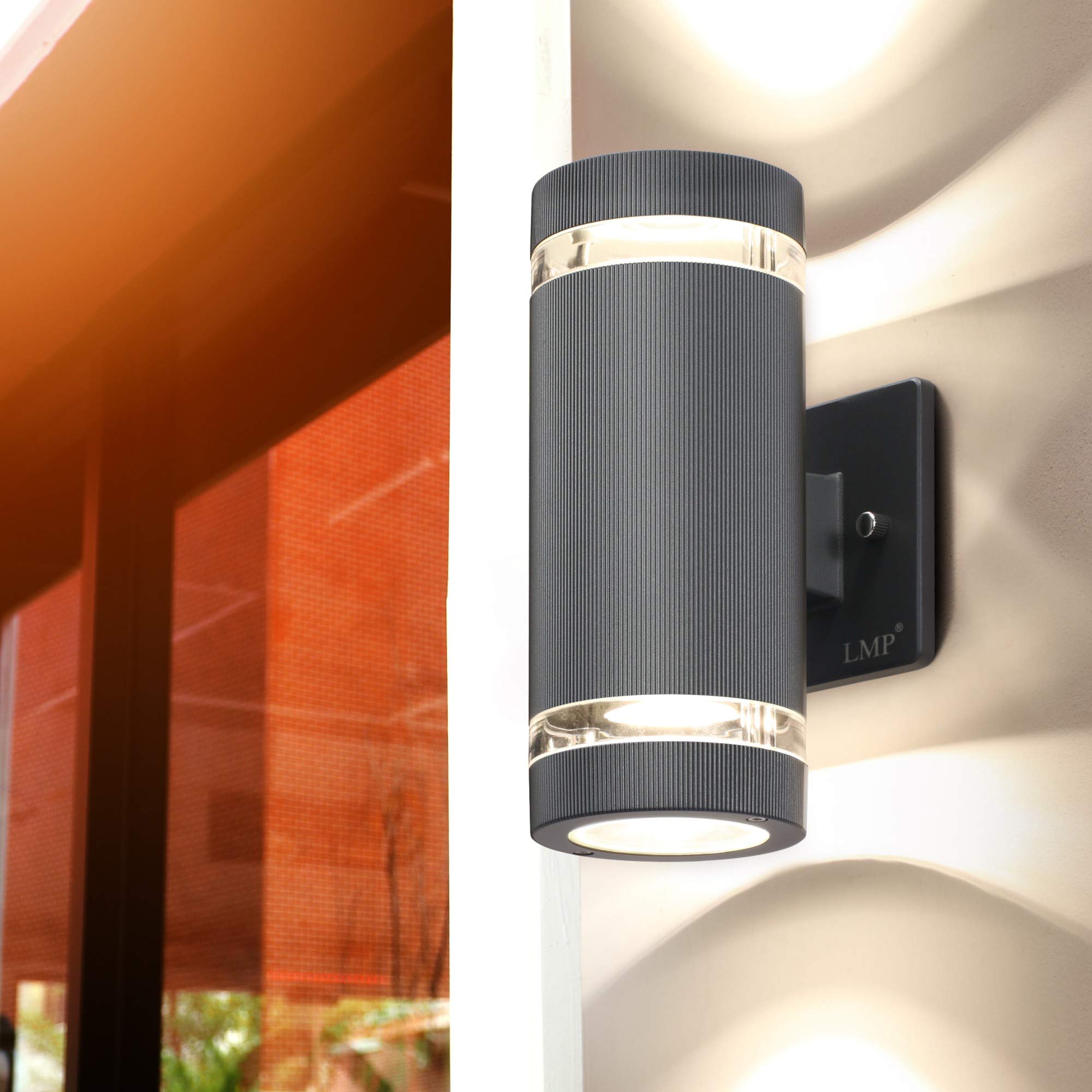 Waterproof Outdoor Wall Light - LMP LED Porch Light 3000K 5W, Aluminum Construction with ETL Certification (1 Pack) - Perfect for Porch, Garage, Garden & Patio Lighting