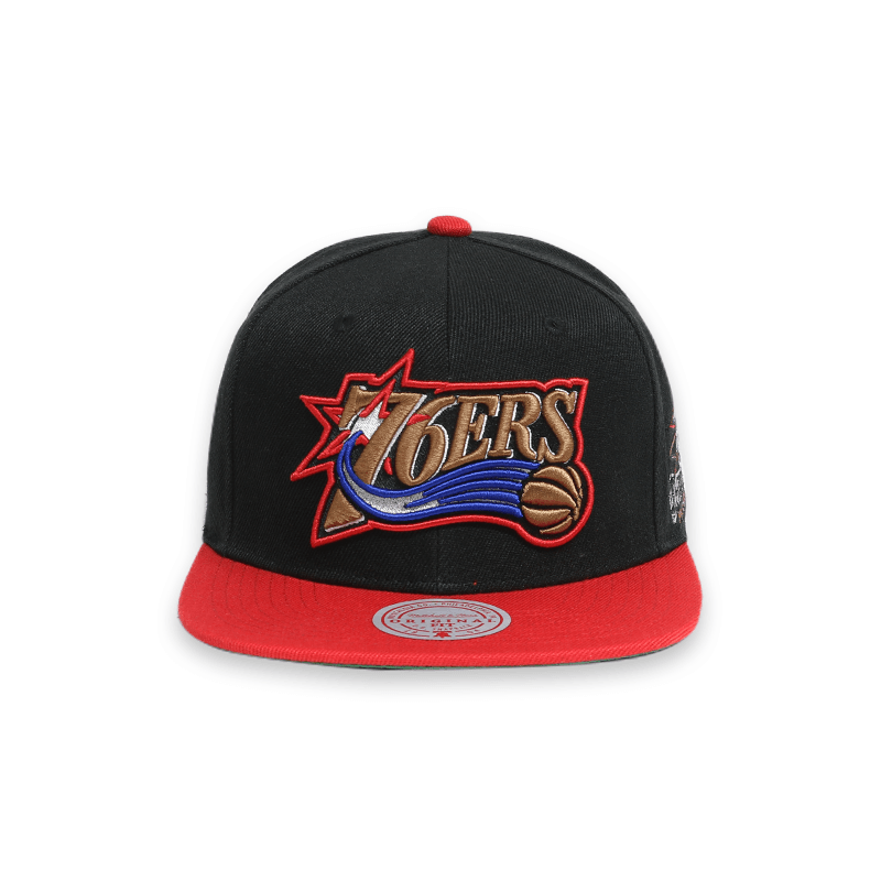 Philadelphia 76ers All Star Black Men's Snapback Hat - Official NBA Basketball Cap for Fans - Perfect for Games, Streetwear & Sports Fashion