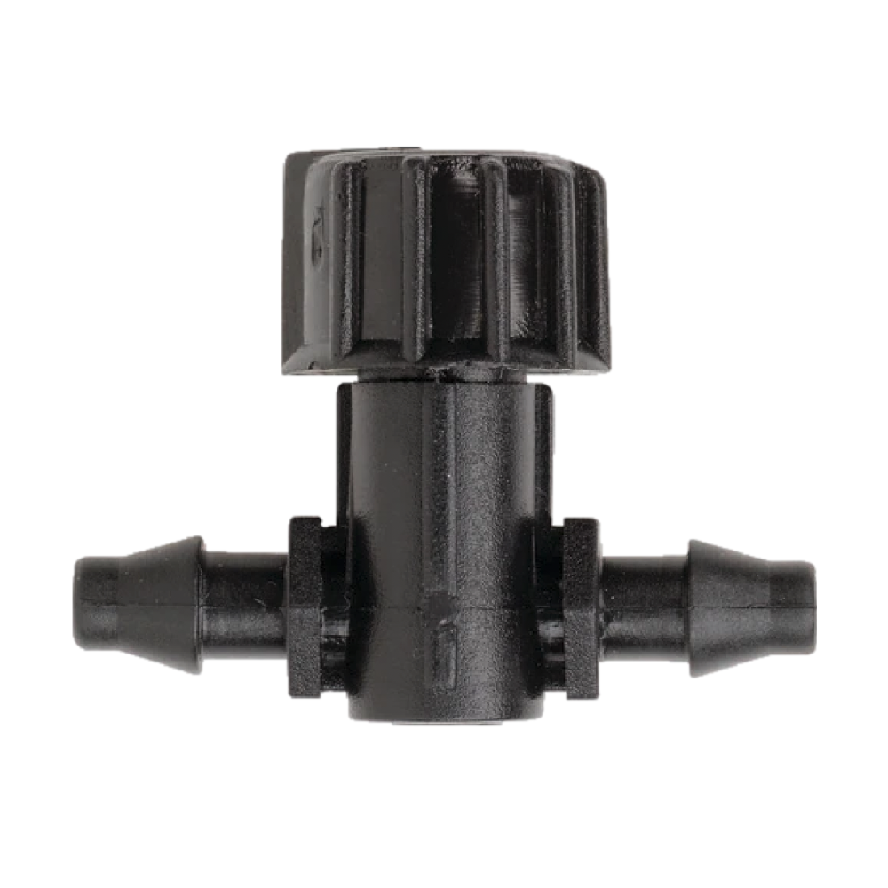 Netafim 1/4 inch Micro Valve .160 inch - Drip Irrigation System for Gardens, Greenhouses & Hydroponics | Water Flow Control Solution