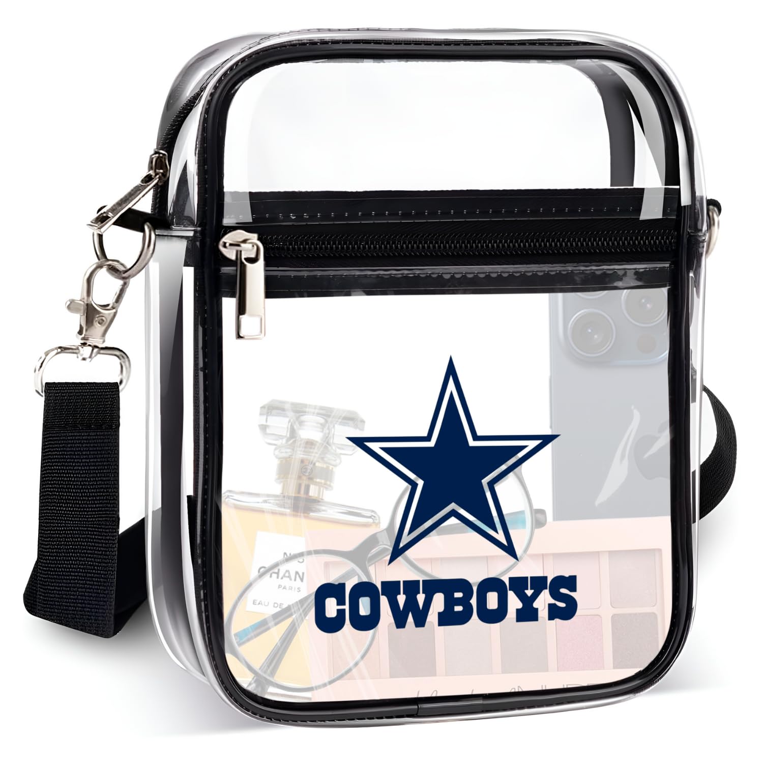 Stadium Approved Clear Bag for Concerts & Sports Events - Perfect Gift for Football Fans & Lovers - Ideal for NFL Games, Music Festivals & Theme Parks