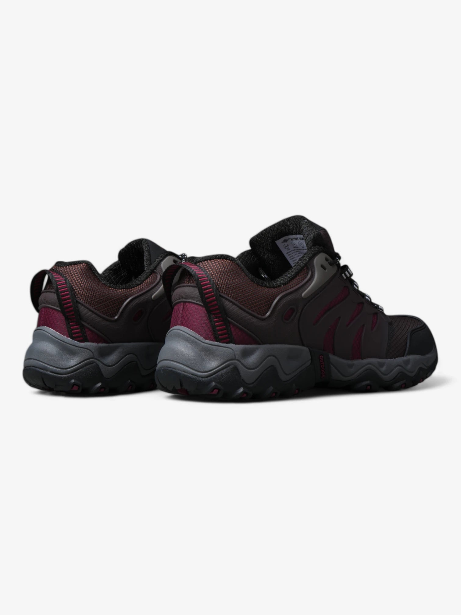 Alpine Skate Bisbee Brown Red Skateboarding Shoes - Comfortable & Durable for Street Skating & Casual Wear