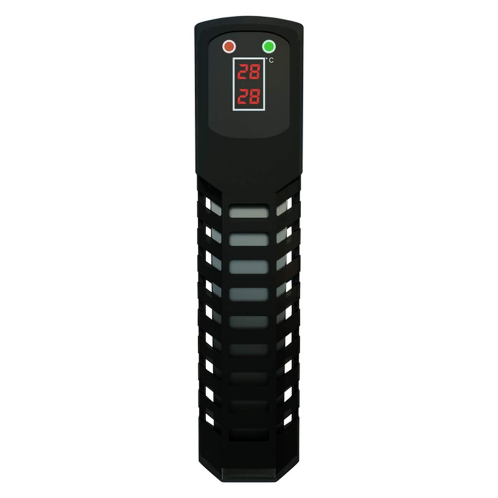 KKYG Submersible Aquarium Heater - Explosion-Proof Auto Thermostat Fish Tank Heater with Protective Sleeve & Suction Cups, Dual LED Display - Perfect for Freshwater & Saltwater Tanks, Tropical Fish & Reptile Habitats
