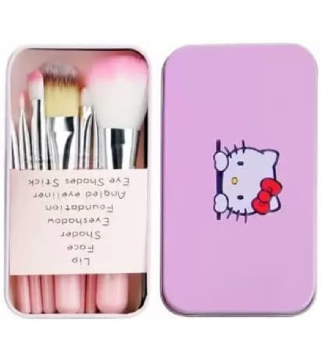 SHISHI Pro Conceal HD Concealer (Green, Orange, Yellow) with Mini Pink Makeup Brush Set (7-Piece) & Sponge Puff Pack (11 Items) - Full Face Makeup Kit for Dark Circles, Blemishes & Color Correction | Perfect for Professional Makeup Artists & Daily Beauty Routine