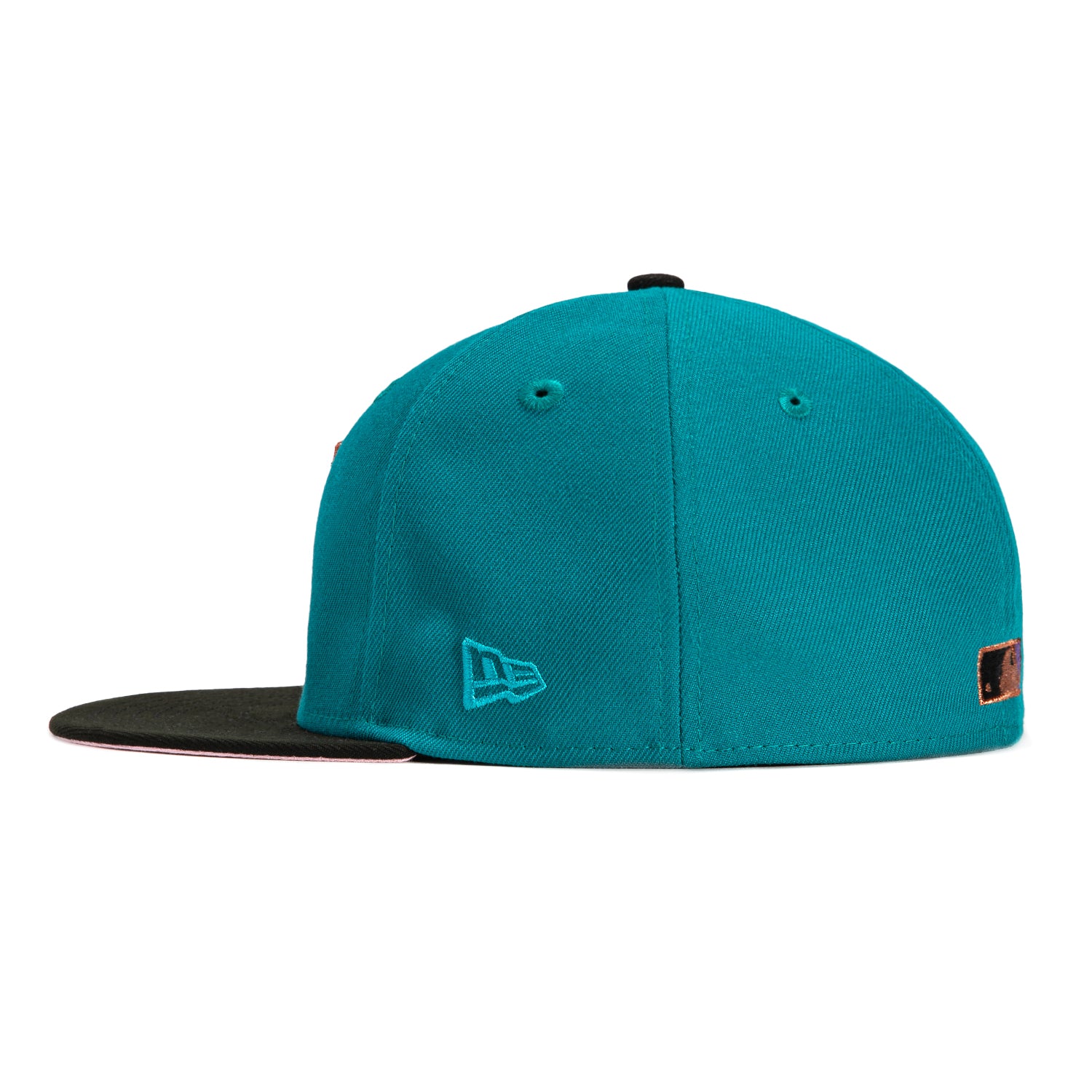 New Era 59Fifty Arizona Diamondbacks 2001 World Series Patch Upside Down Snapback Hat - Teal, Black & Purple Colors - Perfect for Baseball Games, Fan Collections & Streetwear Fashion