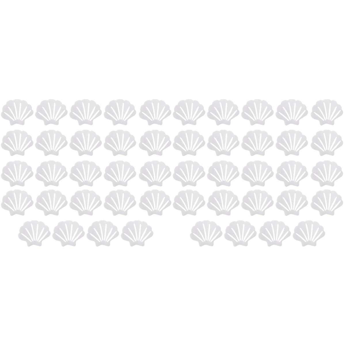 UPKOCH 2-Pack Non-Slip Bathtub Stickers - 24 Shell-Shaped Anti-Slip Bath Stickers for Shower & Tub Safety - Perfect for Kids, Elderly & Pets Bathroom Safety