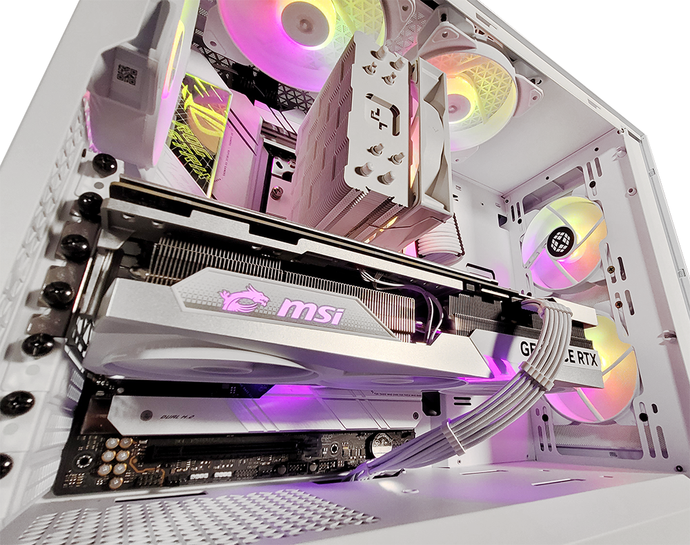 XOTIC PC G5 Pop Air GHOST Black Label Gaming Desktop - AMD X670 RYZEN Processor, DDR5 RAM, High Performance Gaming PC for Streaming & Esports