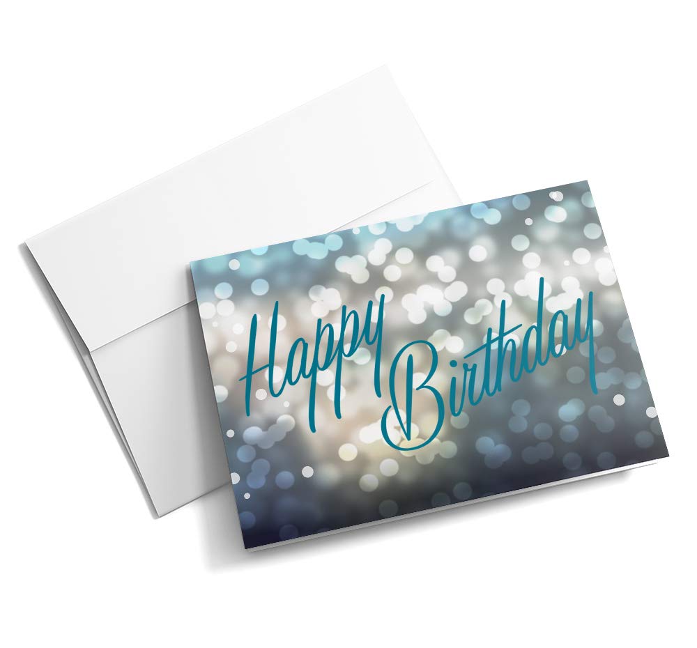 25 Custom Birthday Greeting Cards with Envelopes | Personalized Message Junior Cards Printed in USA | Perfect for Kids' Birthdays, Party Invitations & Special Occasions