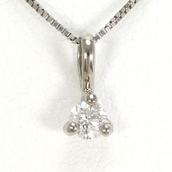 18K White Gold Diamond Necklace for Women - Elegant Pendant Jewelry Gift for Anniversary, Wedding & Special Occasions