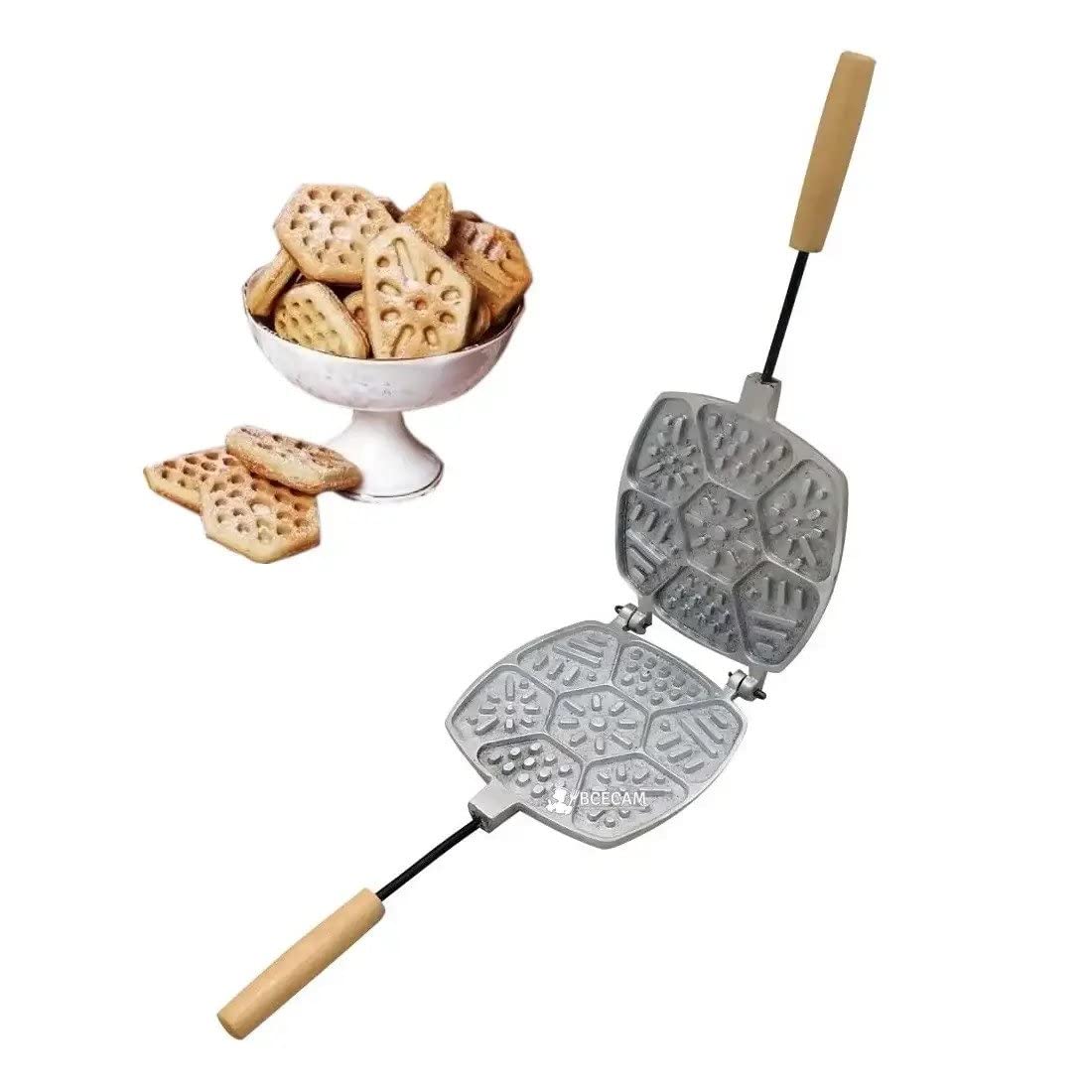 Sweet Russian Waffle Maker - Non-Stick Pastry Baking Mold for Cookies, Waffles & Desserts - Perfect for Home Baking, Parties & Gifts