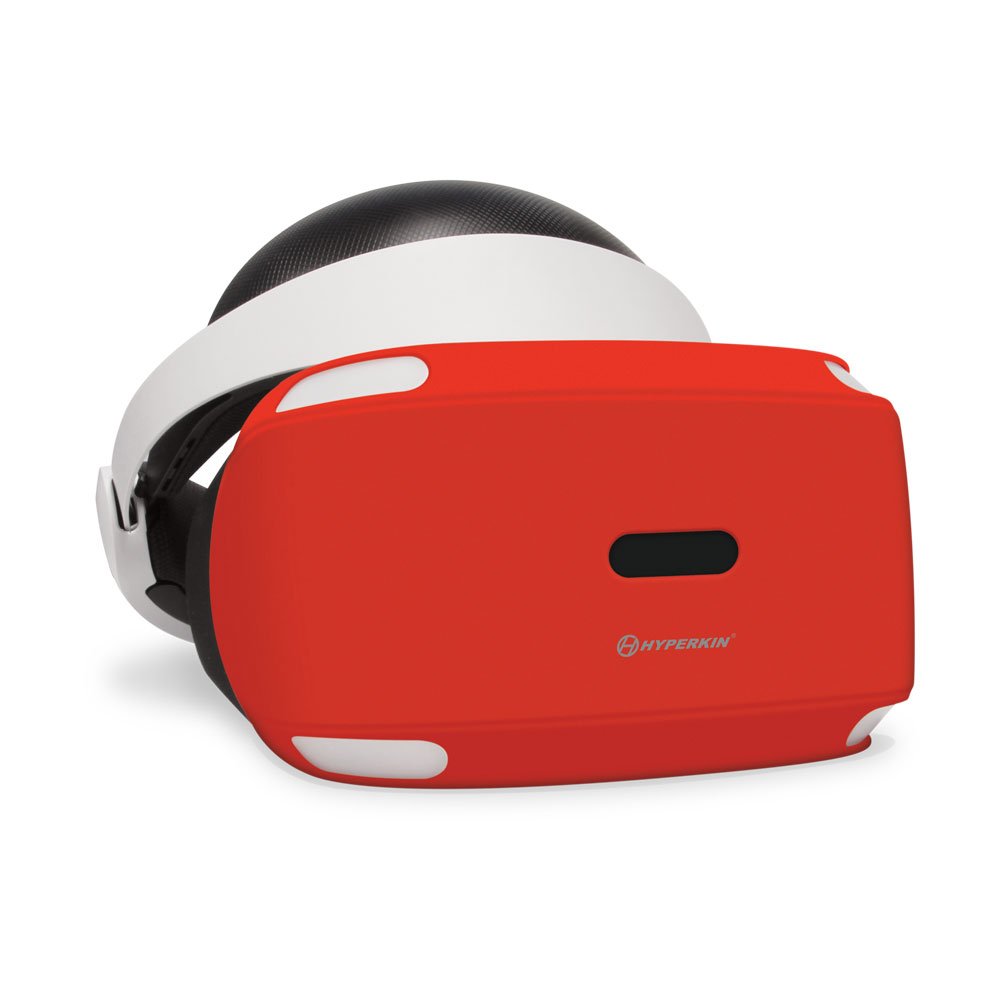 Hyperkin GelShell Silicone Skin Cover for PlayStation VR Headset - Red | Anti-Slip, Scratch-Resistant Protection | Perfect for Gaming, VR Experiences & Long Play Sessions