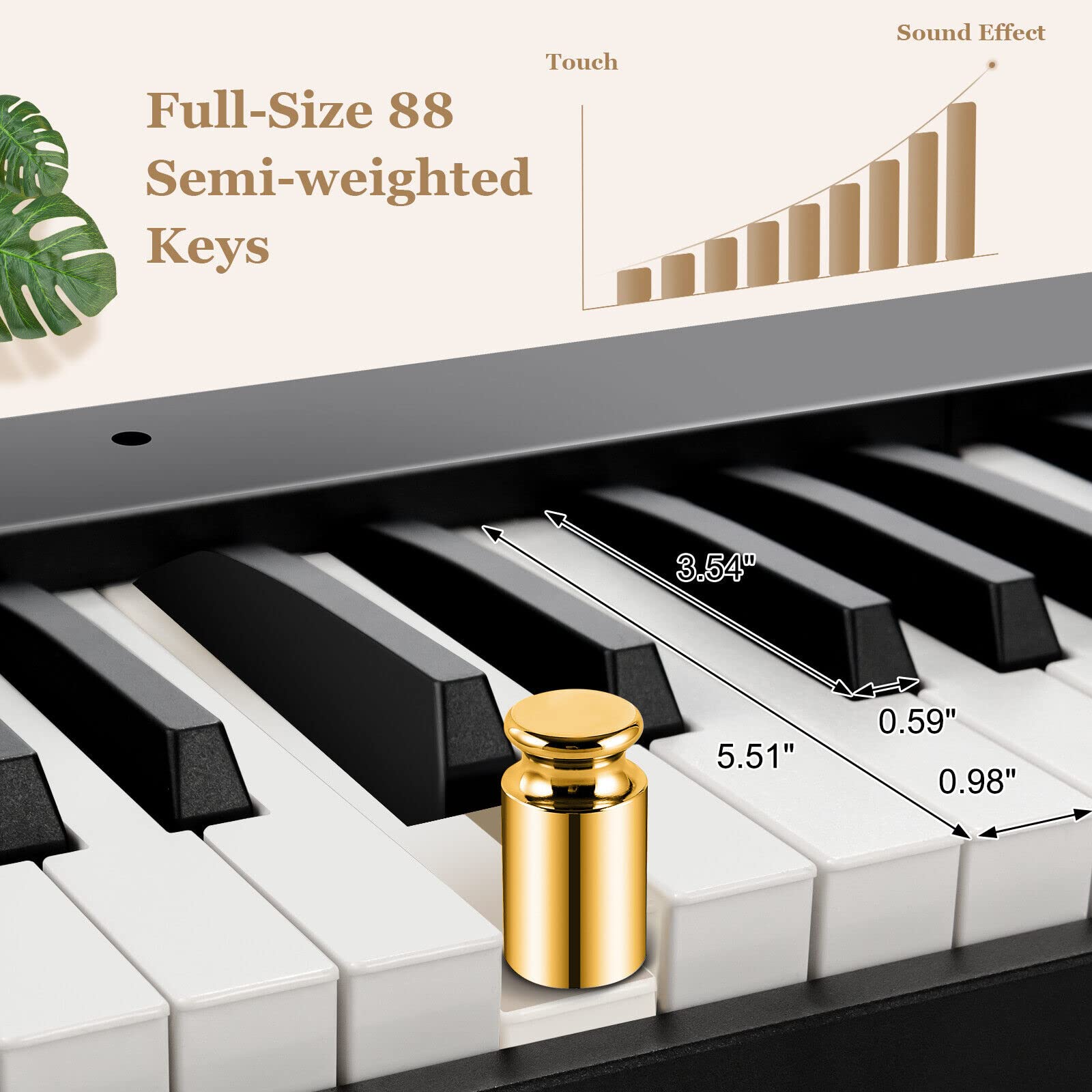 iMeshbean 88-Key Foldable Digital Piano - Full Size Semi-Weighted Keyboard with Sustain Pedal & Carrying Bag (Black) | Portable Electric Piano for Beginners, Home Practice, Travel & Small Spaces