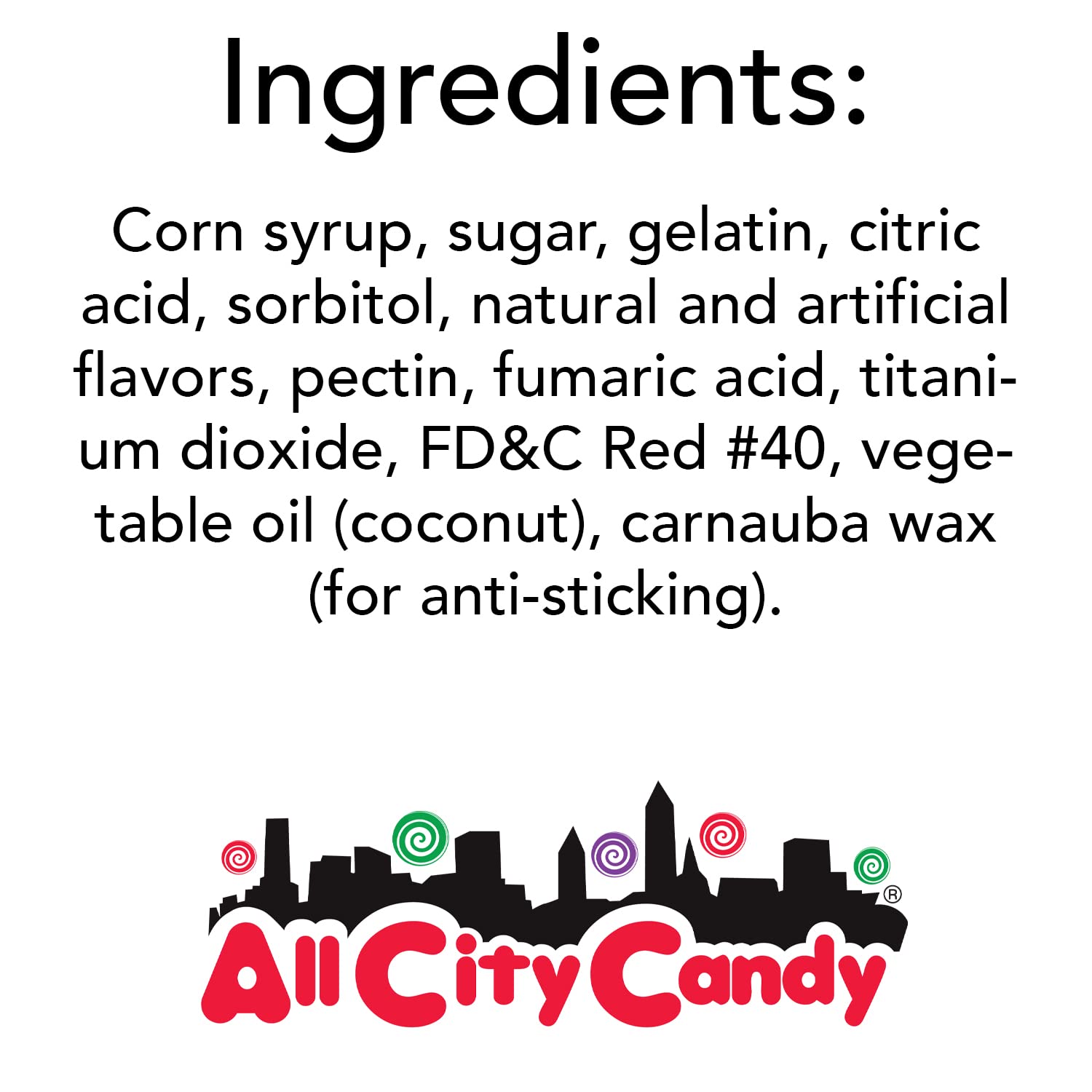 5lb Bulk Gummi Bear Candy - Fresh, Soft & Flavorful All City Candy | Mighty Mango Fruit Flavors | Best Gummy Bears for Parties, Snacking & Gift Baskets