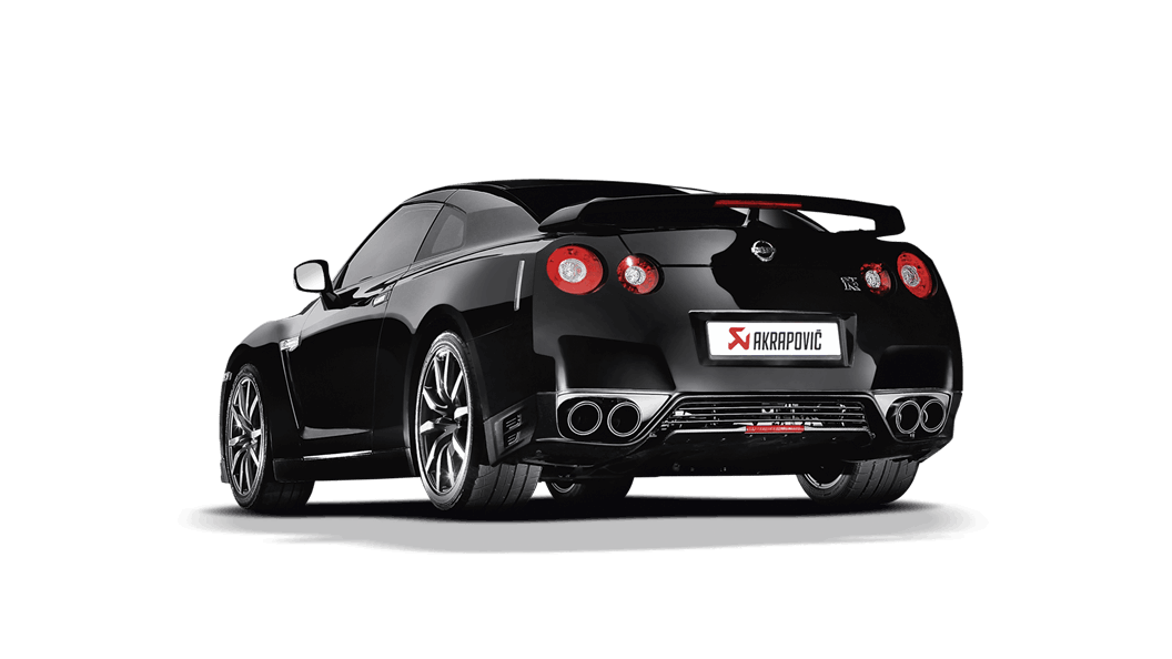 Akrapovič Evolution Line Titanium Exhaust System for Nissan GT-R (2008-2023) - High Performance Racing Exhaust for Track & Street Use