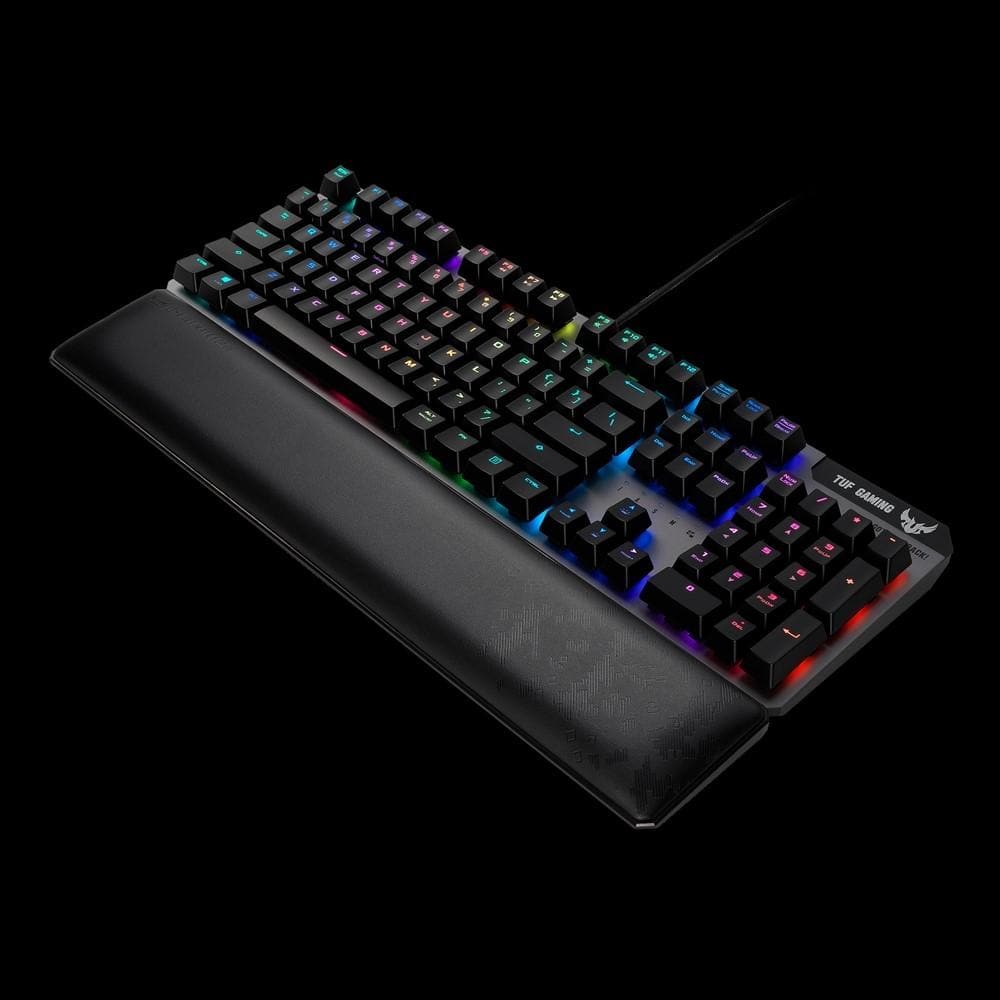 ASUS TUF Gaming K7 Mechanical RGB Gaming Keyboard - Tactile Optical Switches, 2-Year Warranty - Perfect for PC Gaming, Esports & Office Work