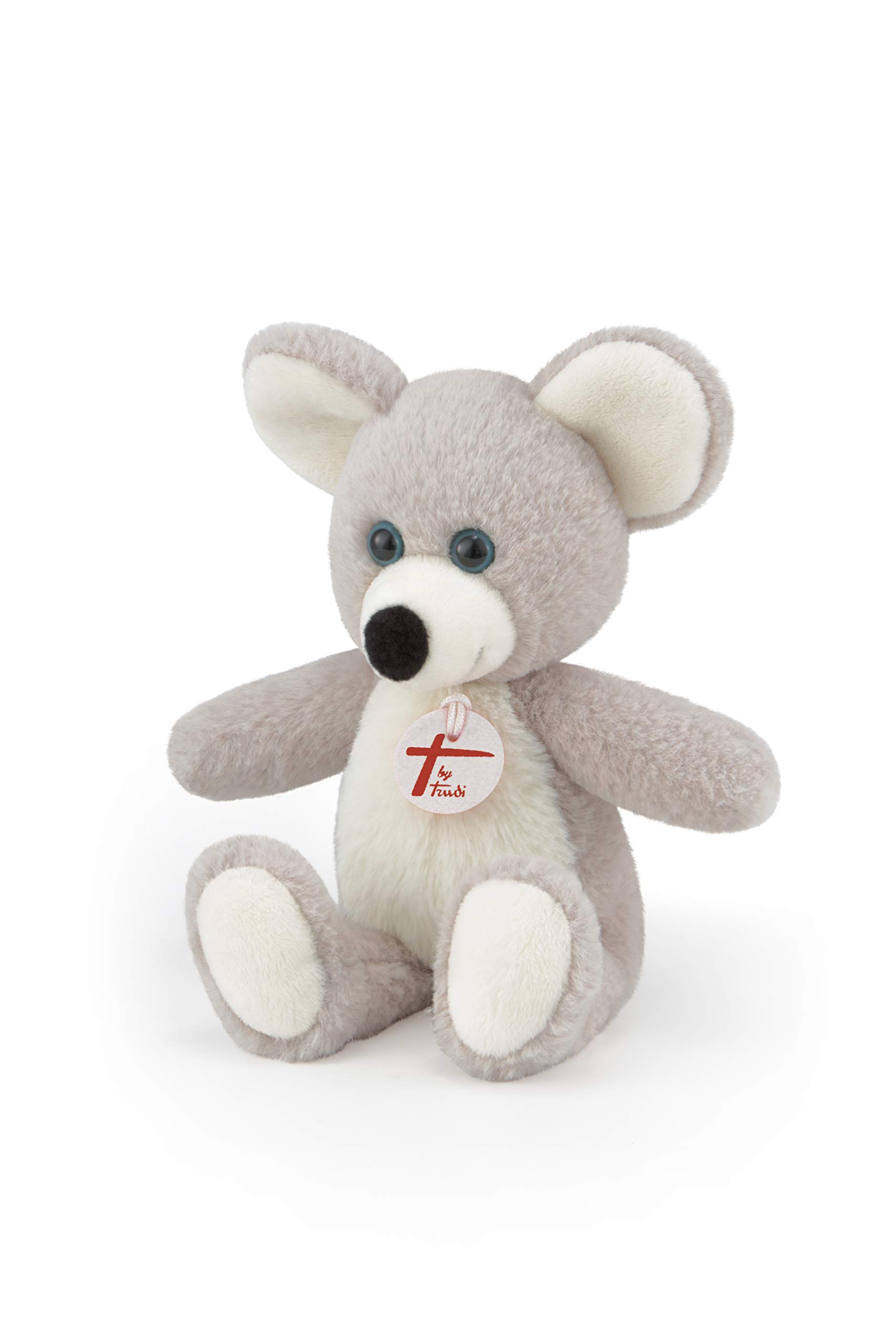 Trudi Mouse 19366 Plush Stuffed Animal Toy - Soft Grey & White Cuddly Mouse for Kids & Collectors | Perfect for Gifts, Nursery Decor & Comfort Companions