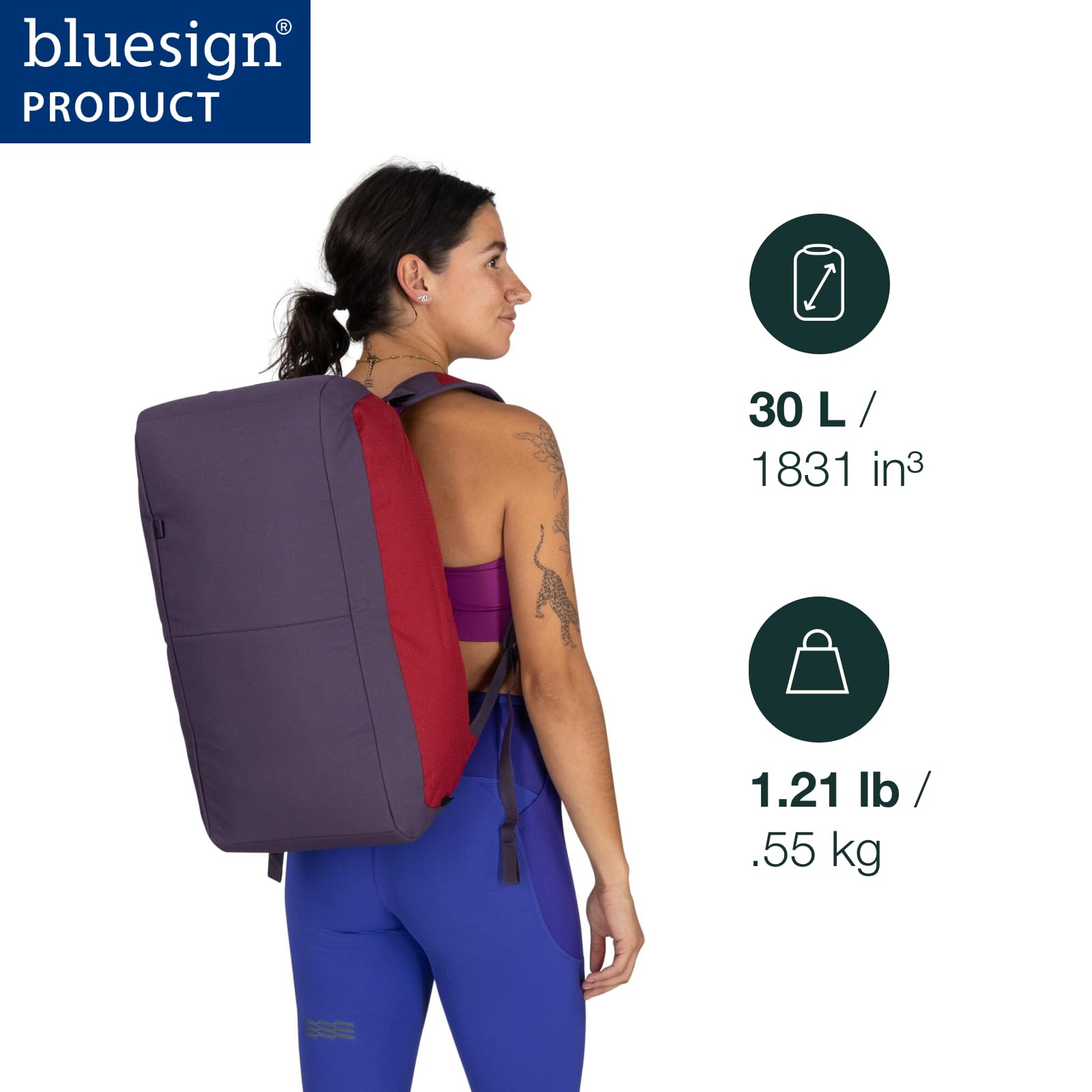 Osprey Daylite 30L Duffel Bag - Lightweight Travel Duffel for Hiking, Camping & Gym - Water-Resistant Carry-On Luggage for Men & Women